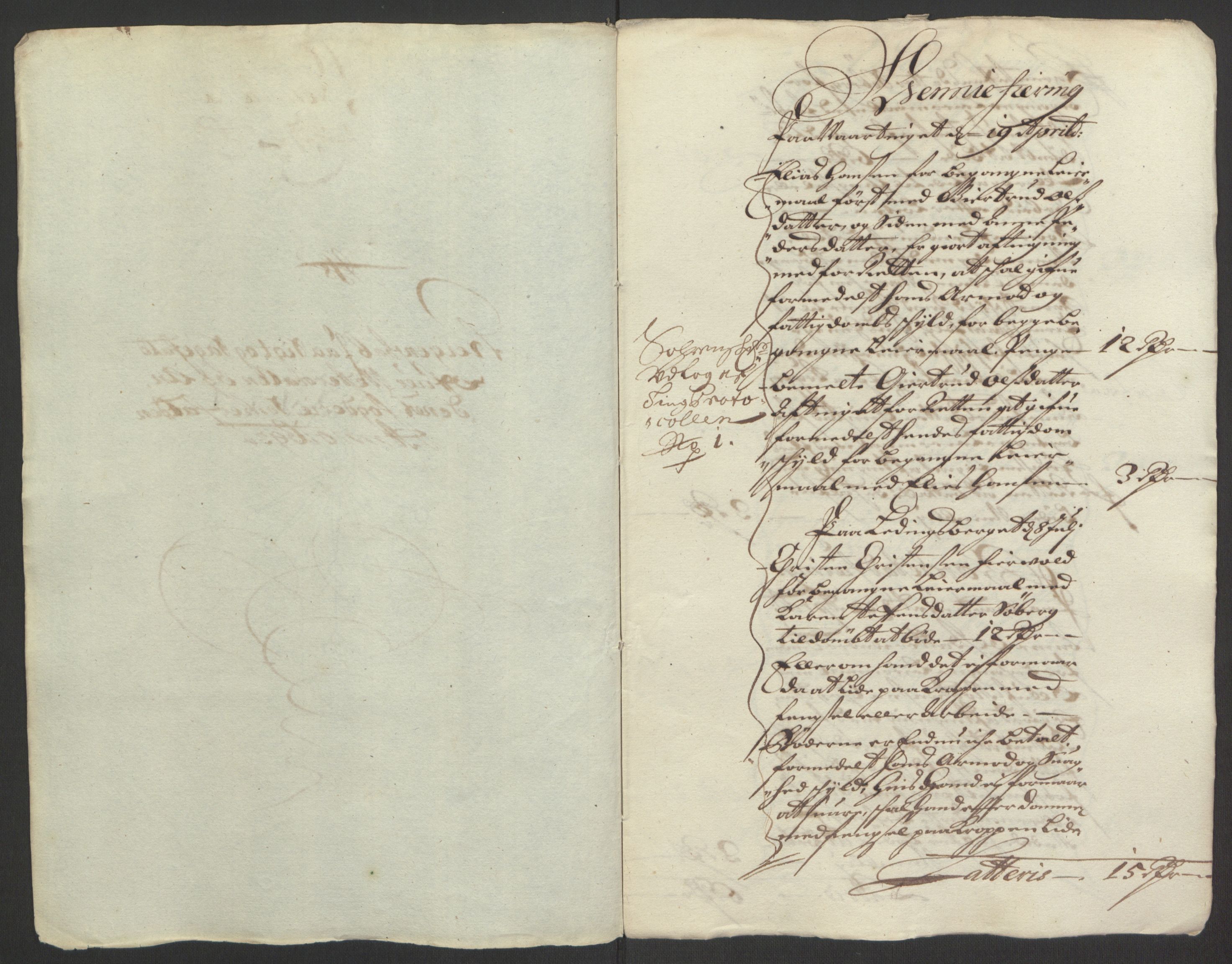 Rentekammeret inntil 1814, Reviderte regnskaper, Fogderegnskap, RA/EA-4092/R67/L4676: Fogderegnskap Vesterålen, Andenes og Lofoten, 1691-1693, s. 338