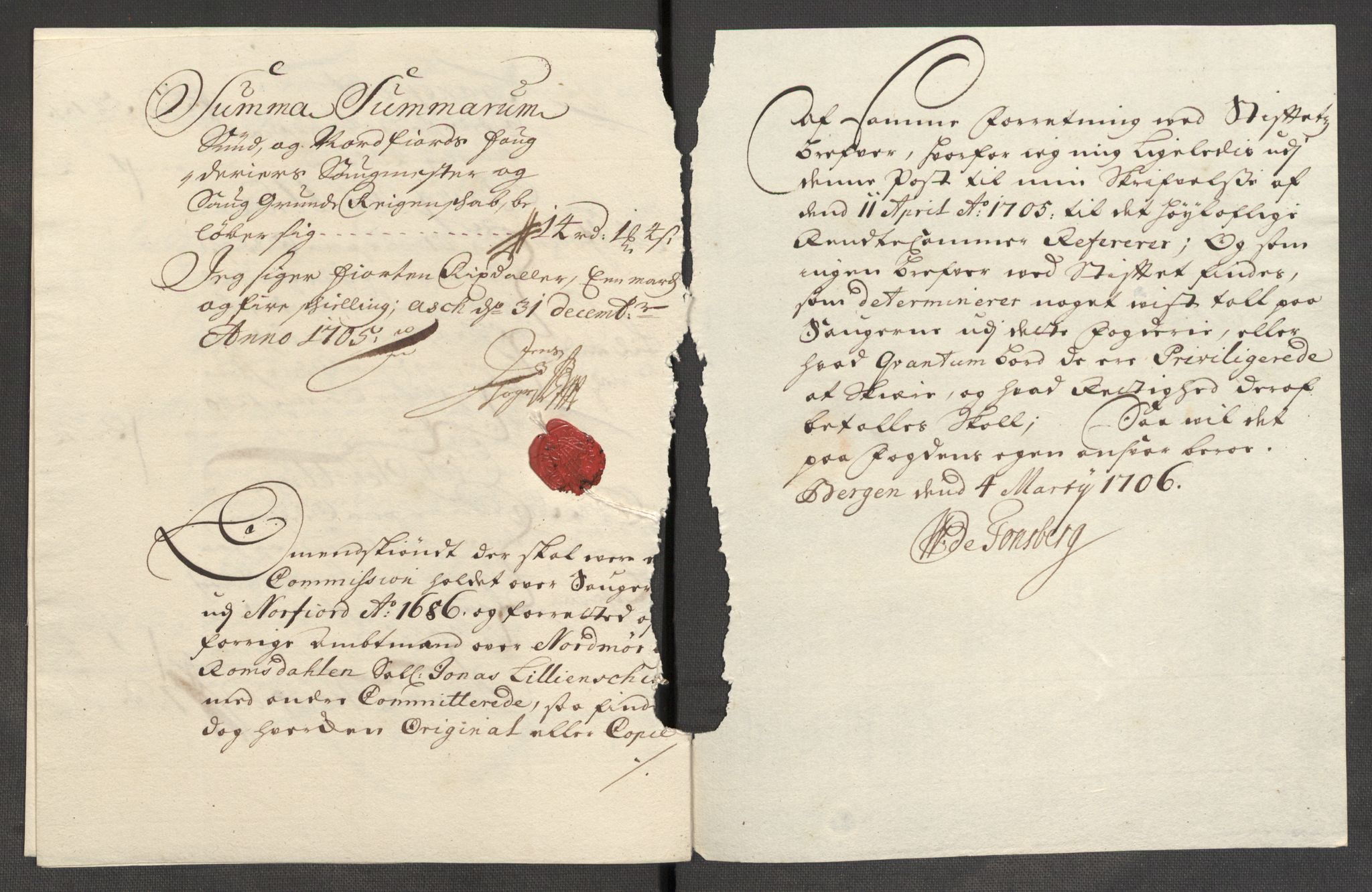 Rentekammeret inntil 1814, Reviderte regnskaper, Fogderegnskap, AV/RA-EA-4092/R53/L3429: Fogderegnskap Sunn- og Nordfjord, 1705, s. 74