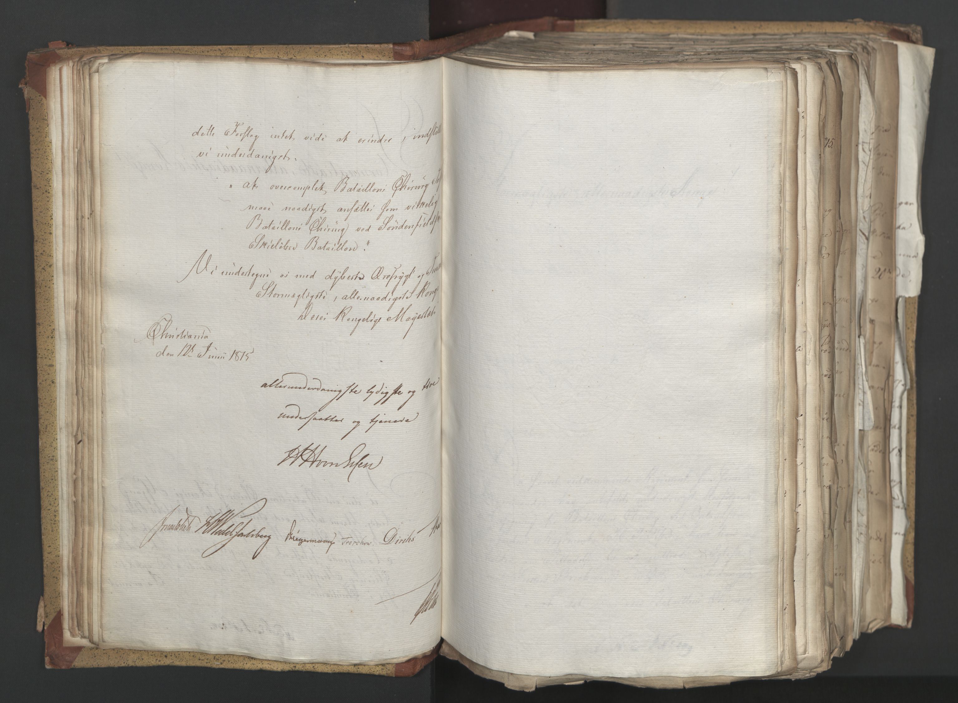 Statsrådsavdelingen i Stockholm, AV/RA-S-1003/D/Da/L0003: Regjeringsinnstillinger nr. 519-787, 1815, s. 55