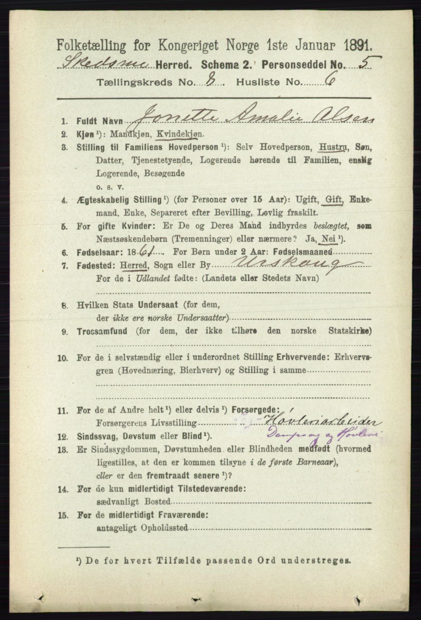 RA, Folketelling 1891 for 0231 Skedsmo herred, 1891, s. 4068