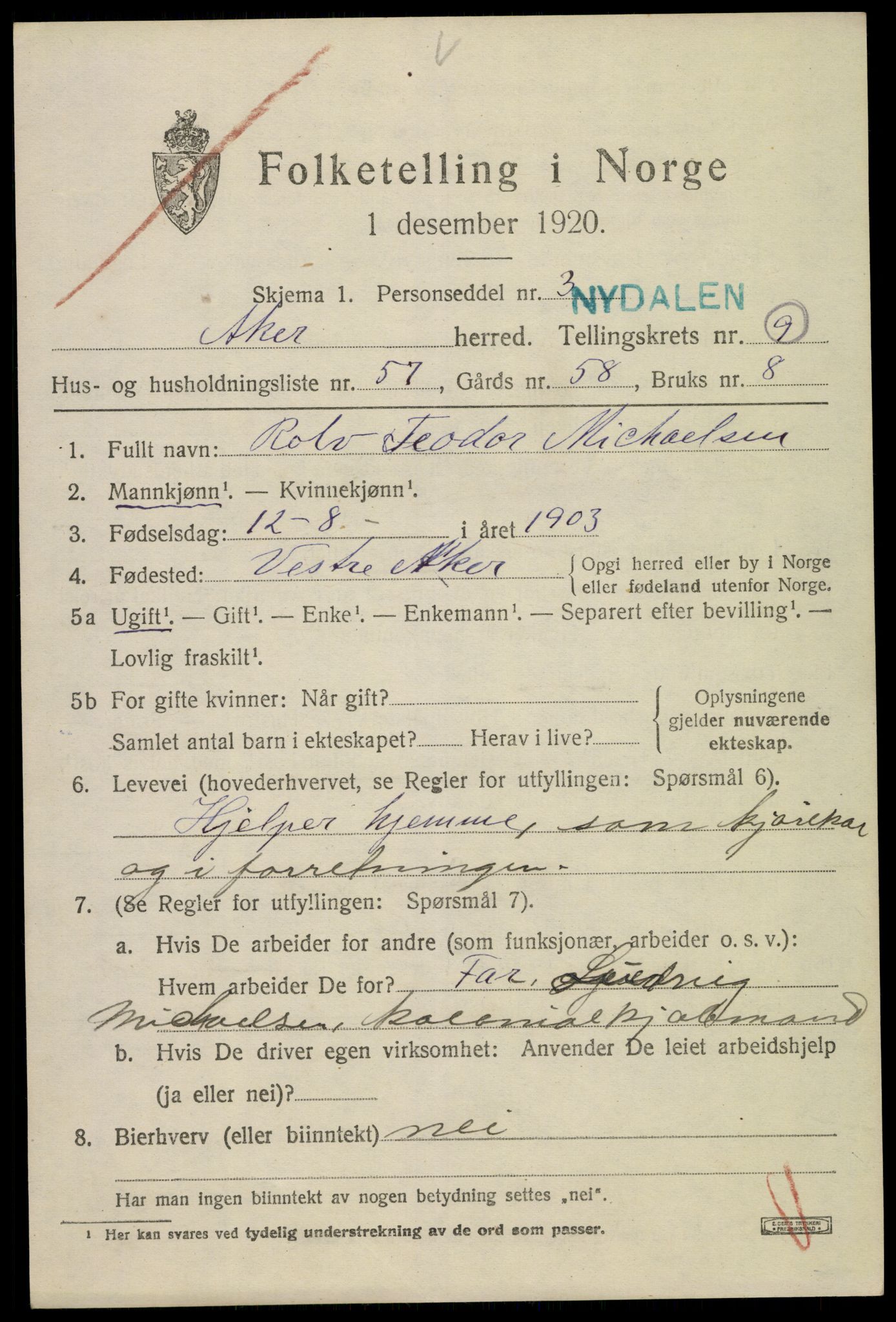 SAO, Folketelling 1920 for 0218 Aker herred, 1920, s. 59214