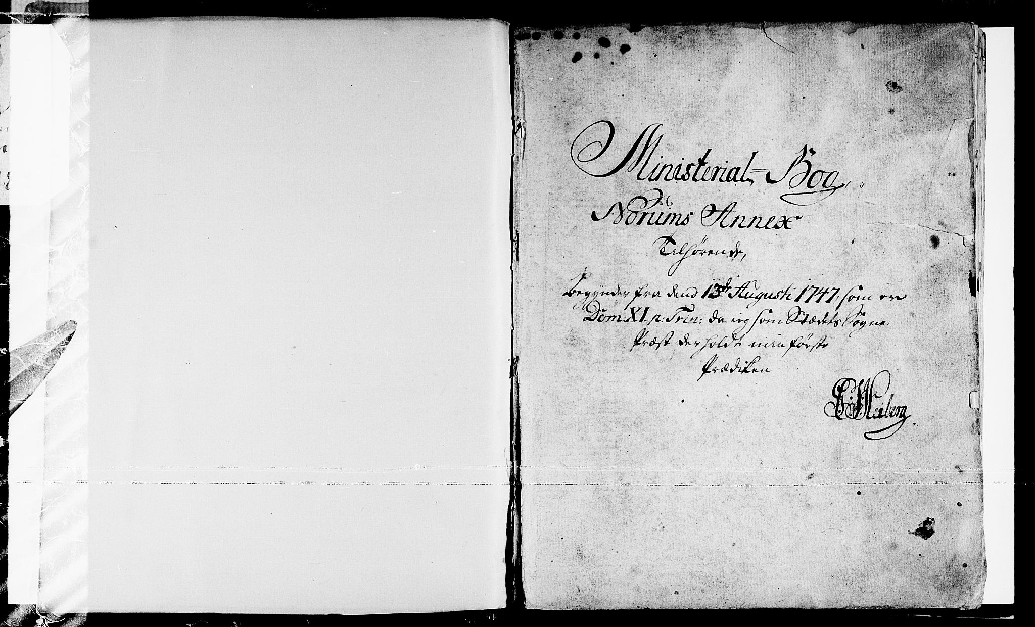 Sogndal sokneprestembete, SAB/A-81301/H/Haa/Haaa/L0004: Ministerialbok nr. A 4, 1747-1782, s. 1