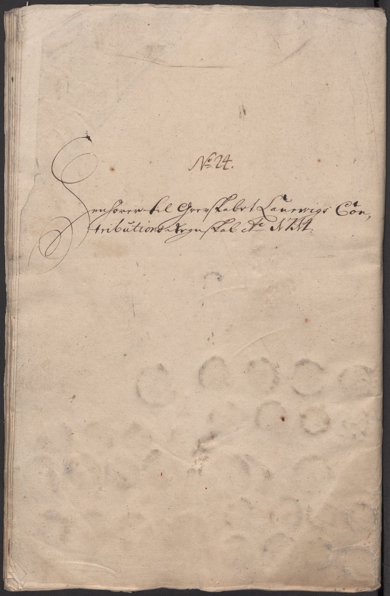 Rentekammeret inntil 1814, Reviderte regnskaper, Fogderegnskap, RA/EA-4092/R33/L1986: Fogderegnskap Larvik grevskap, 1714-1715, s. 245