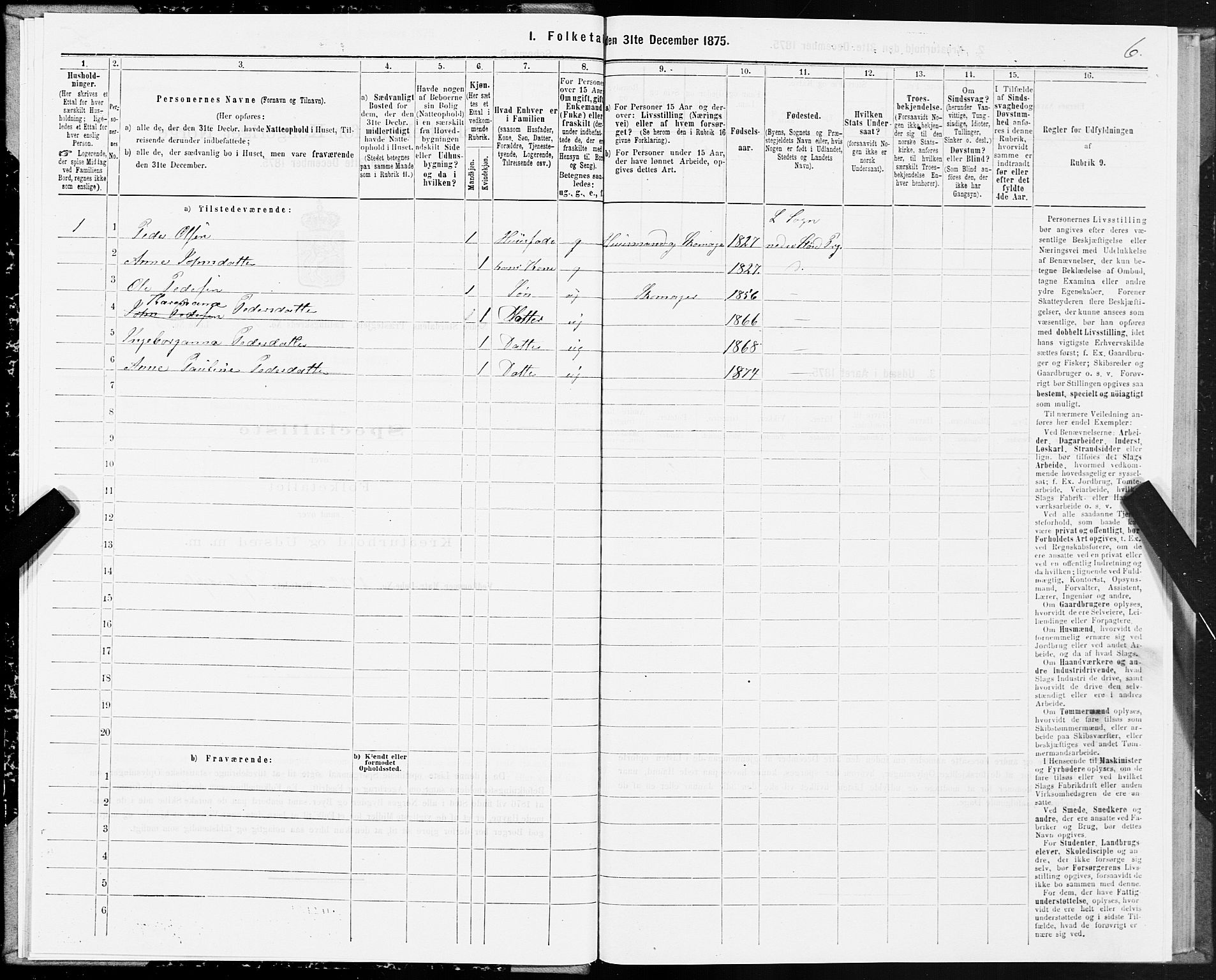 SAT, Folketelling 1875 for 1714P Nedre Stjørdal prestegjeld, 1875, s. 9006