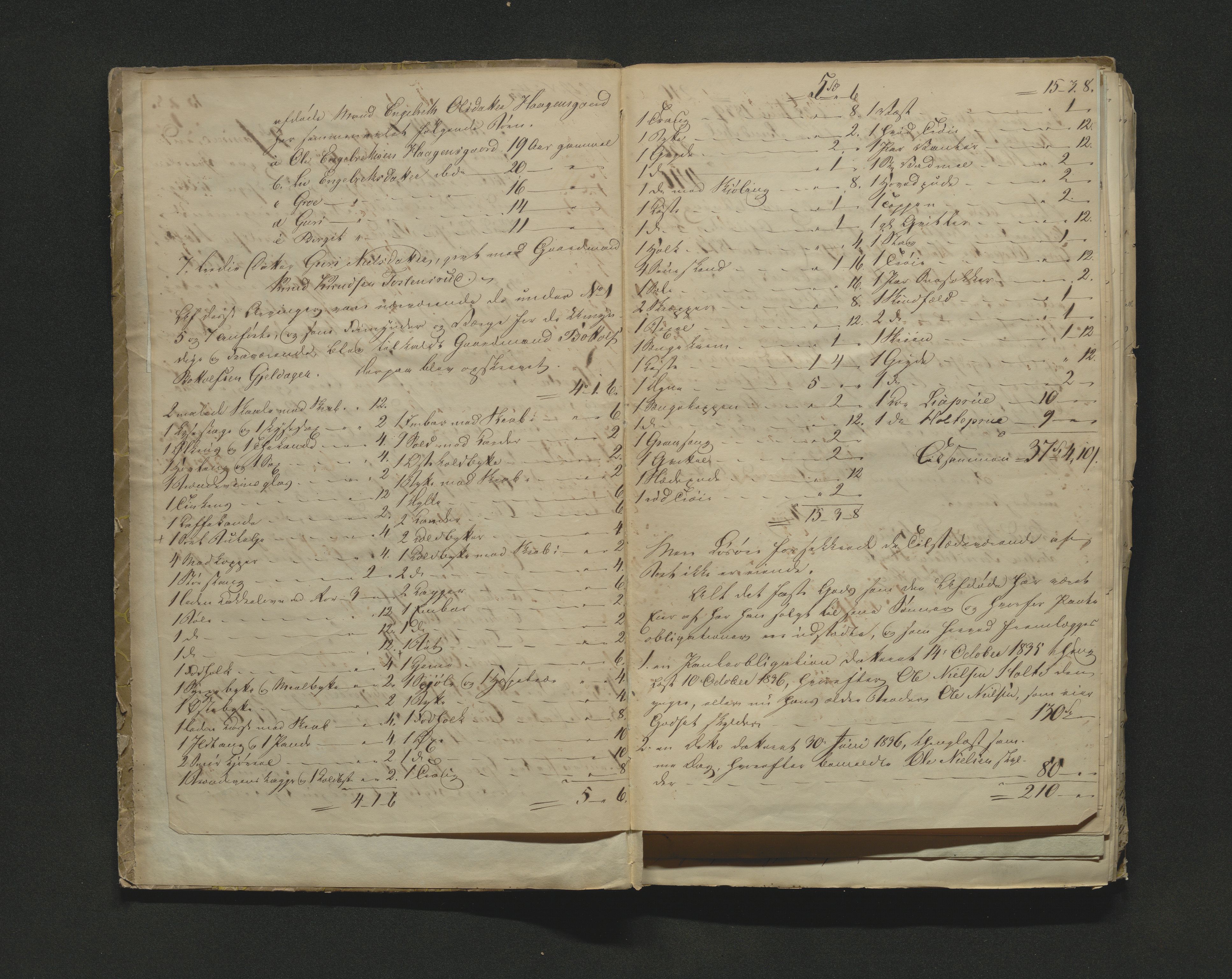 Hallingdal sorenskriveri, AV/SAKO-A-121/H/Hb/Hbb/Hbba/L0017: Skifteregistreringsprotokoll, Sorenskriveriet, 1844