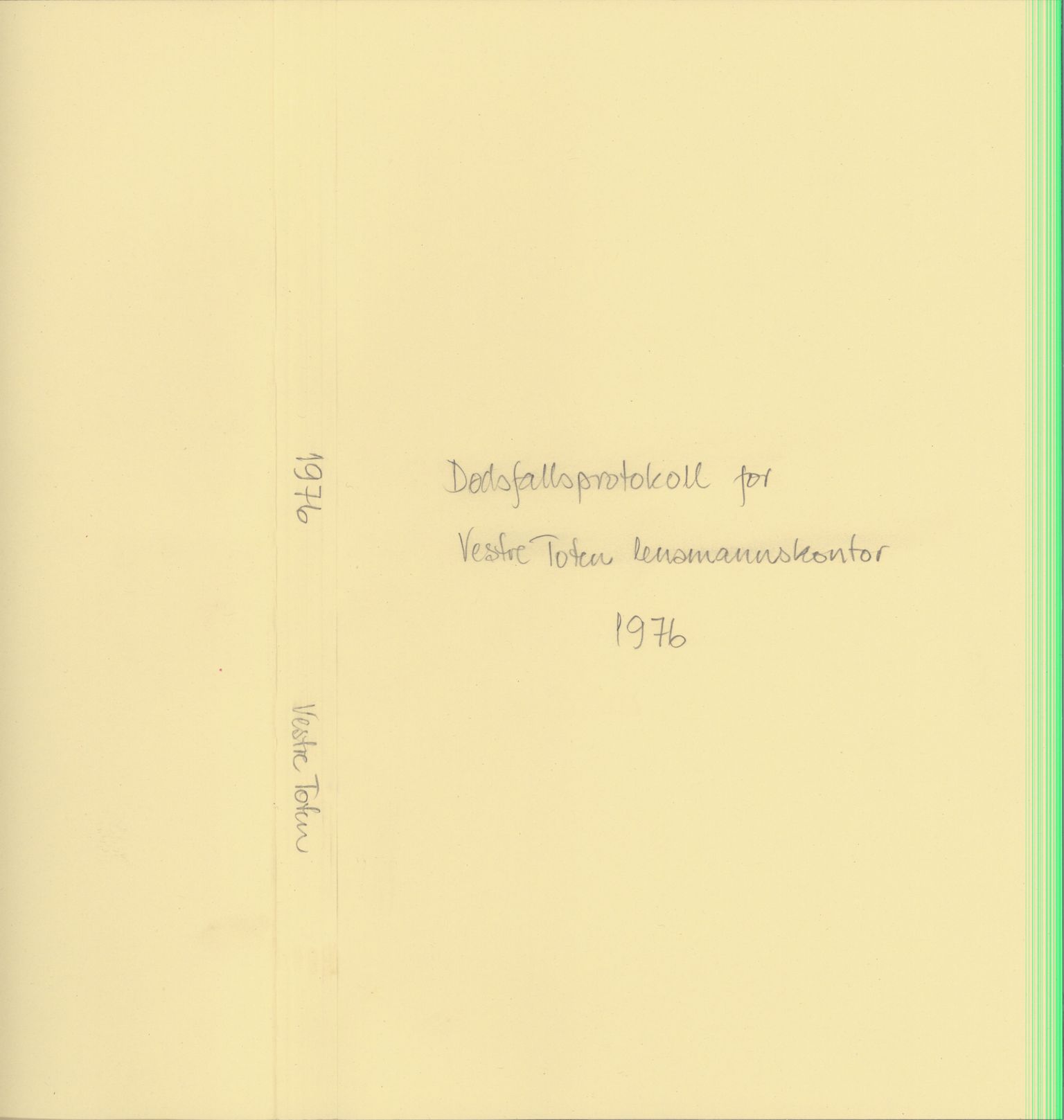 Vestre Toten lensmannskontor, AV/SAH-LOV-007/H/Ha/L0018: Dødsfallsprotokoll, 1973-1978, s. 790