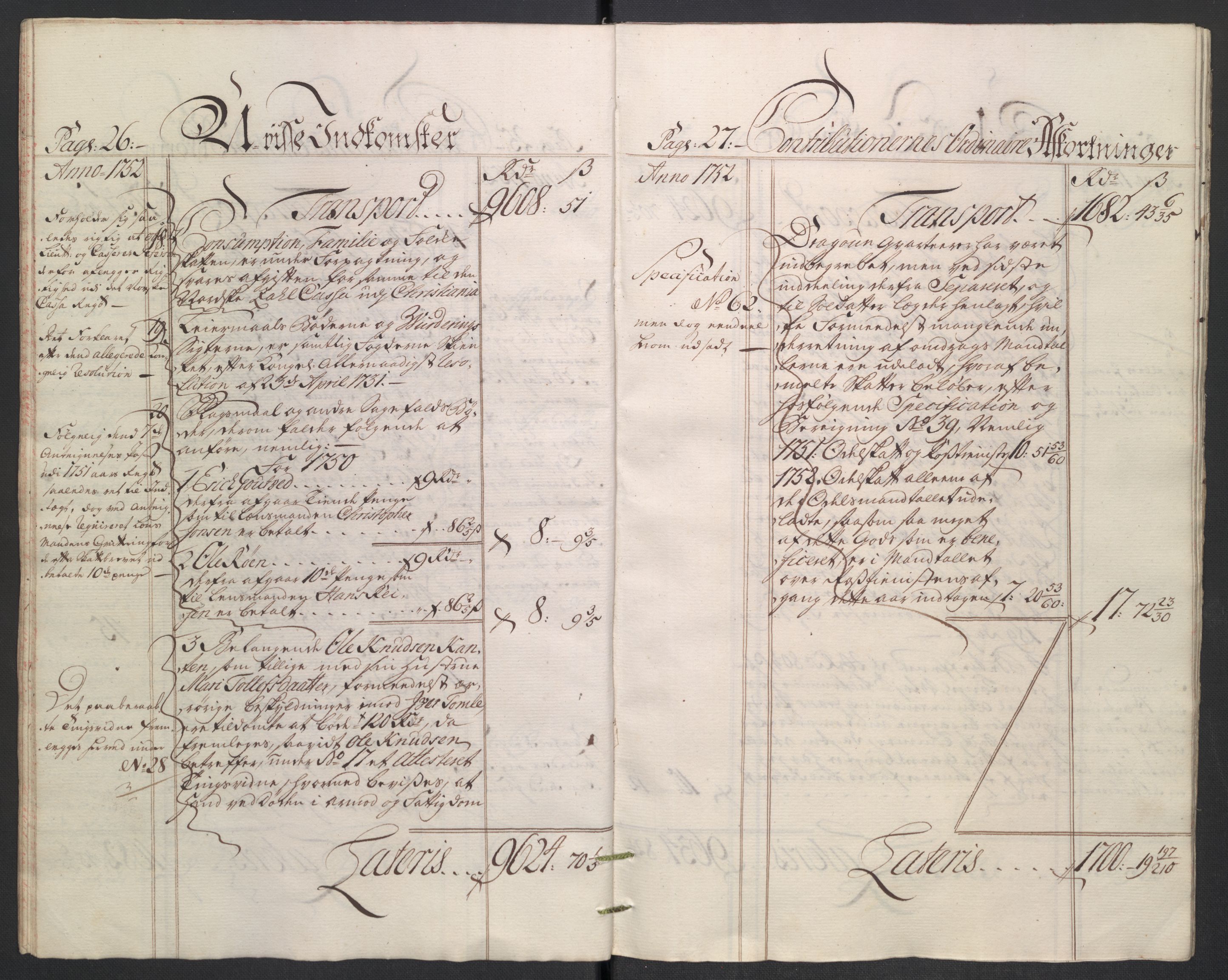 Rentekammeret inntil 1814, Reviderte regnskaper, Fogderegnskap, AV/RA-EA-4092/R18/L1349: Fogderegnskap Hadeland, Toten og Valdres, 1752-1753, s. 18