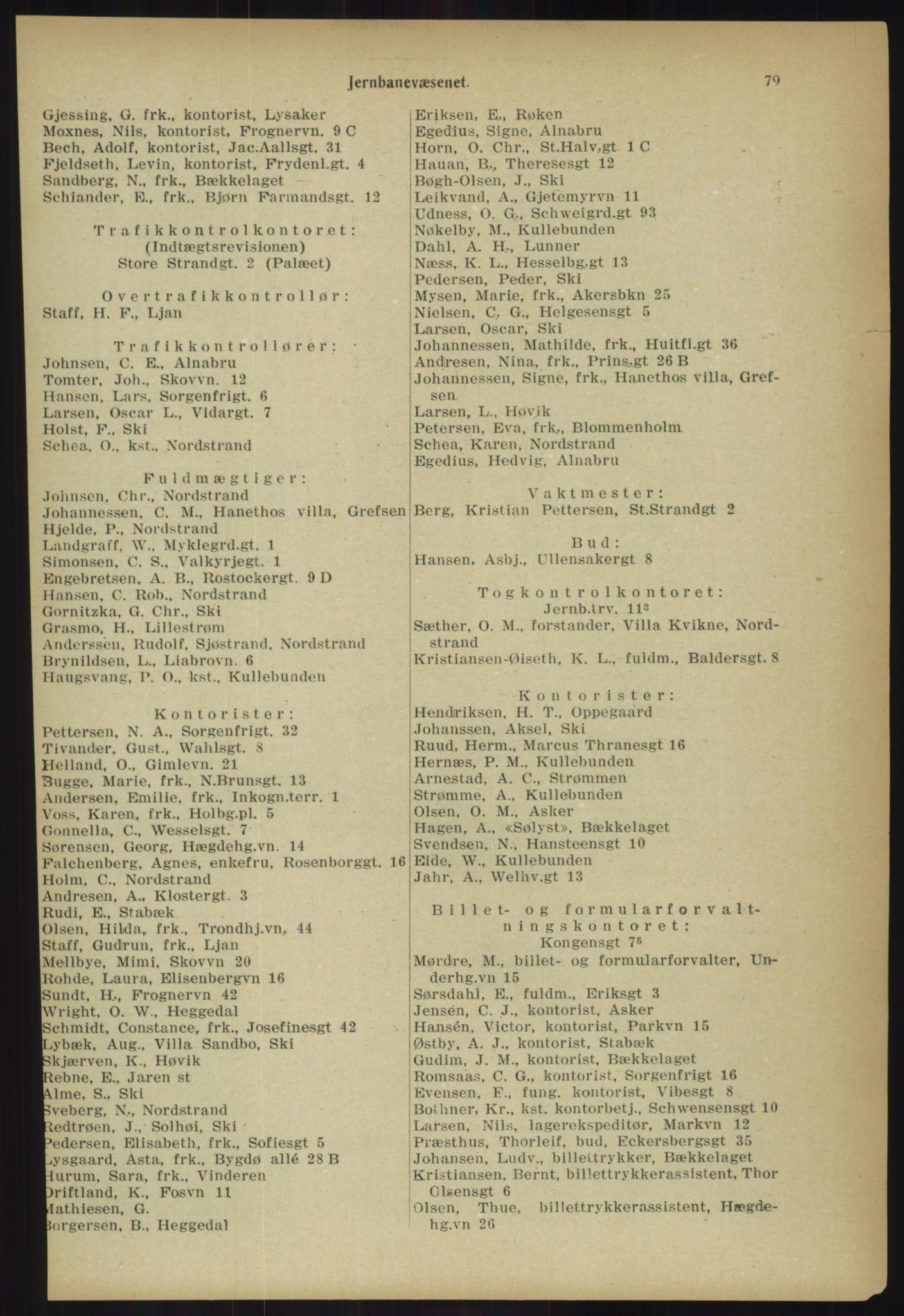 Kristiania/Oslo adressebok, PUBL/-, 1918, s. 86