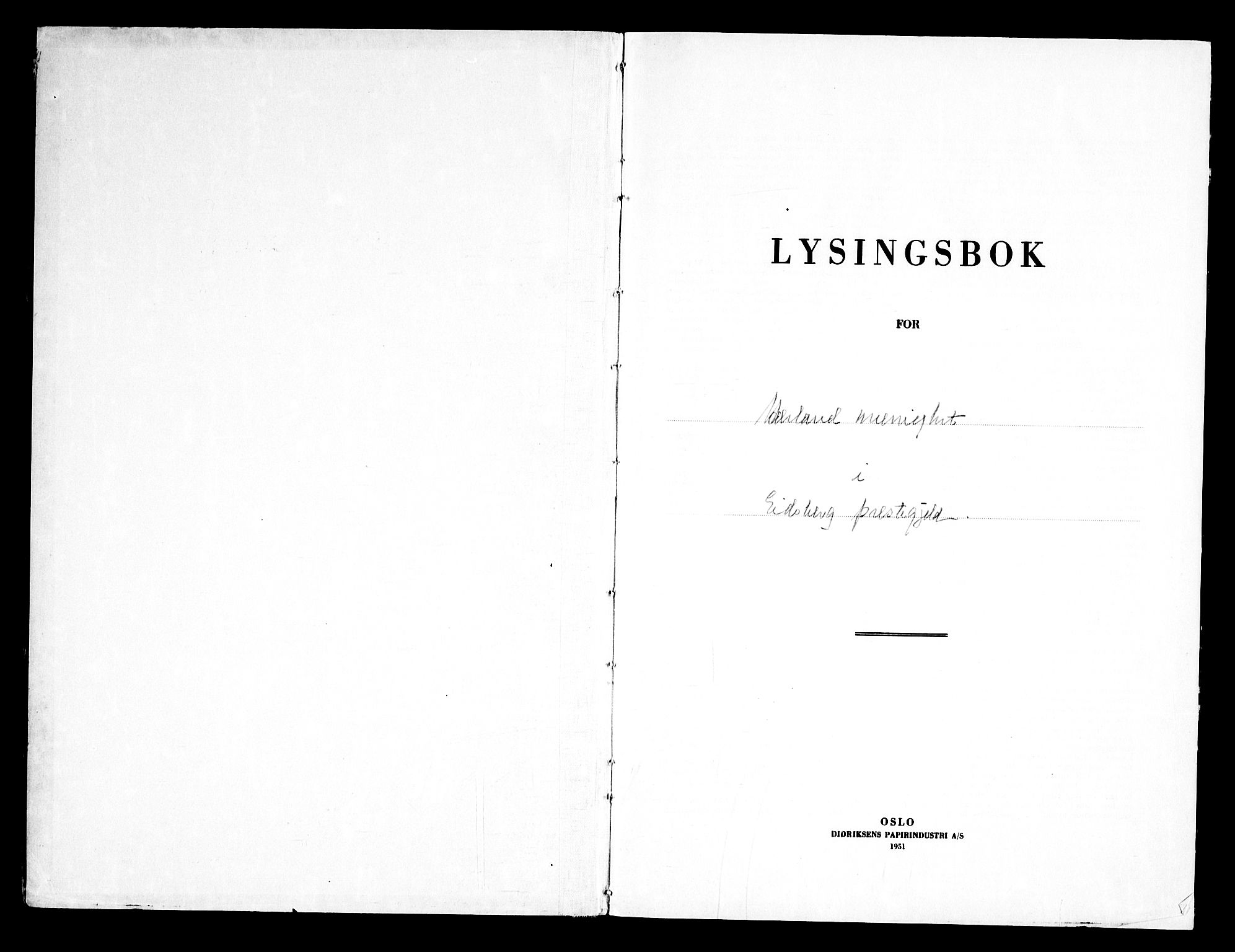 Eidsberg prestekontor Kirkebøker, SAO/A-10905/H/Hb/L0003: Lysningsprotokoll nr. II 3, 1955-1969