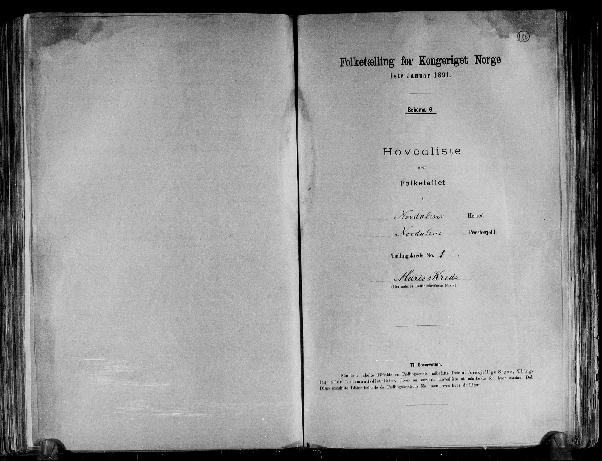 RA, Folketelling 1891 for 1524 Norddal herred, 1891, s. 4