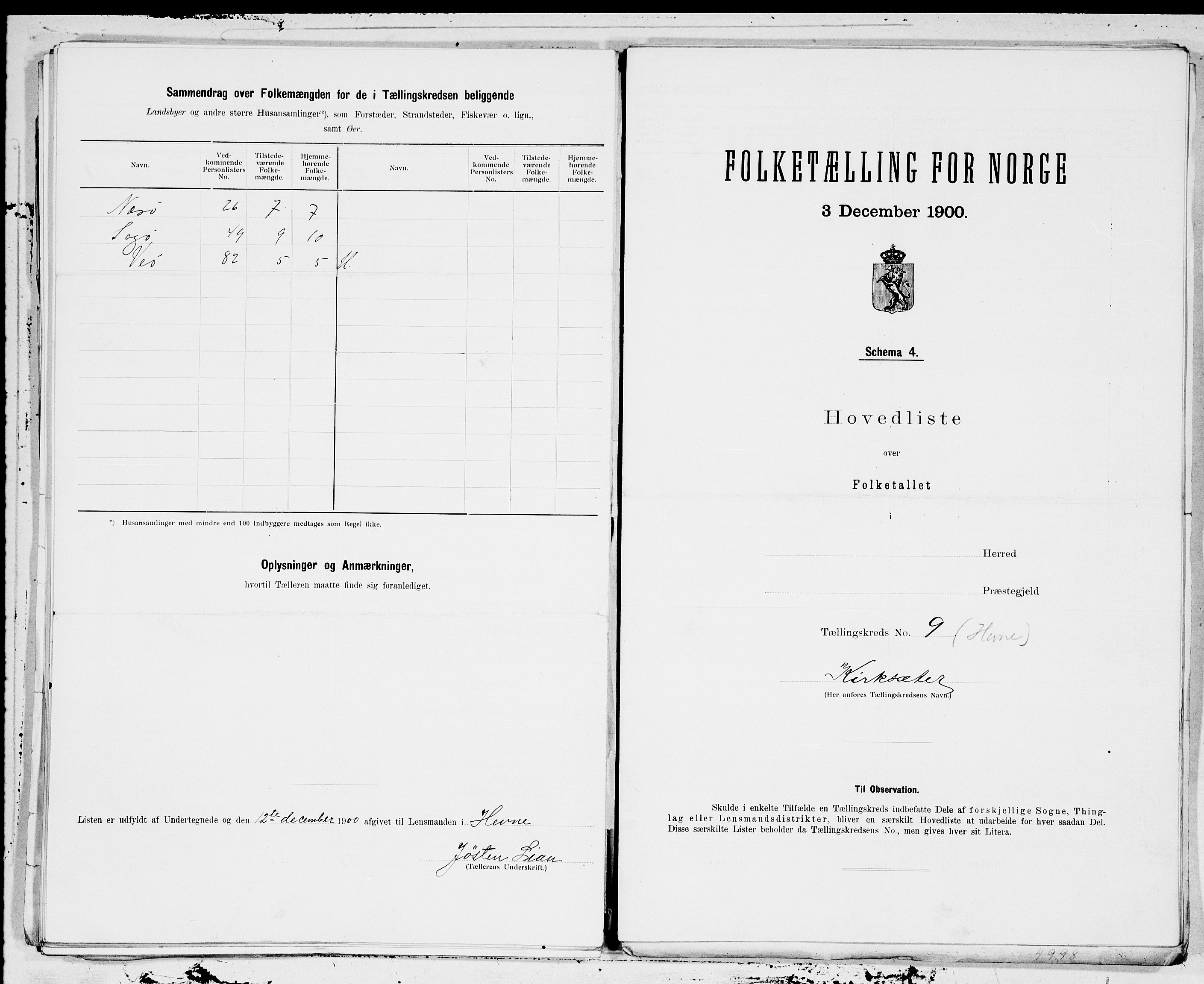 SAT, Folketelling 1900 for 1612 Hemne herred, 1900, s. 22