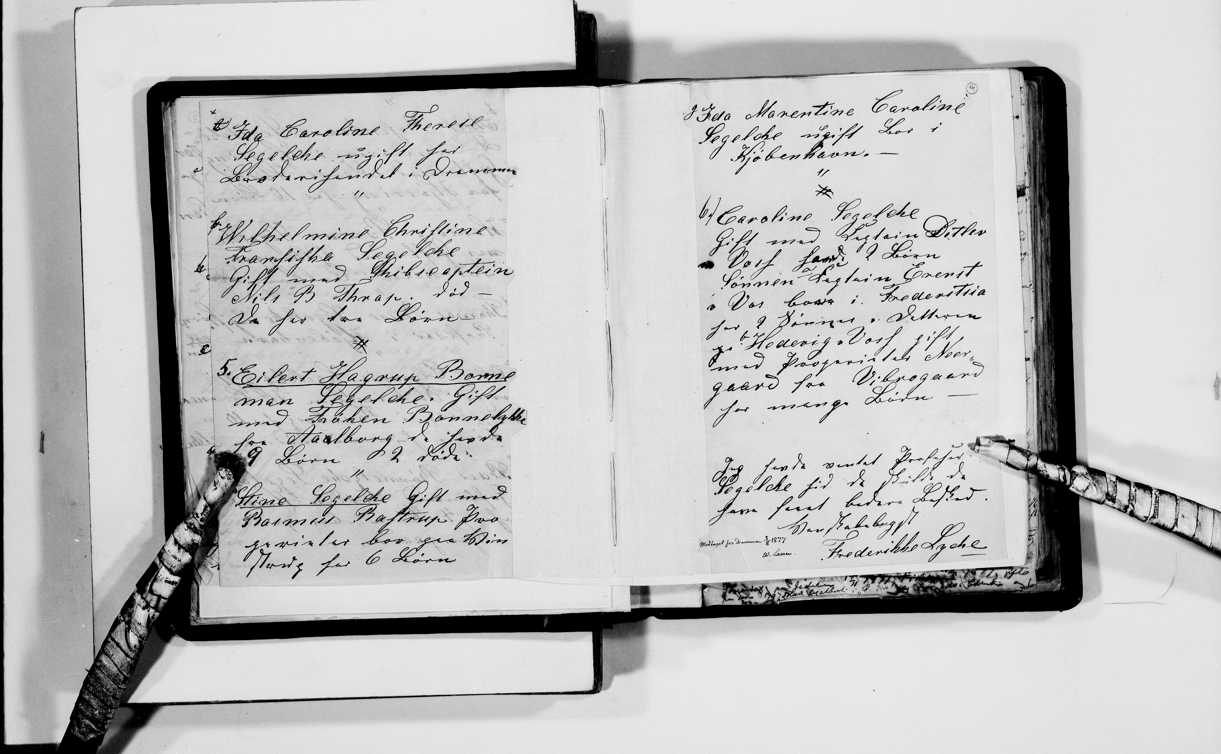 Lassens samlinger, AV/RA-PA-0051/F/Fb/L0053: Personalhistoriske og genealogiske opptegnelser: Segelcke - Steen, 1500-1907, s. 7