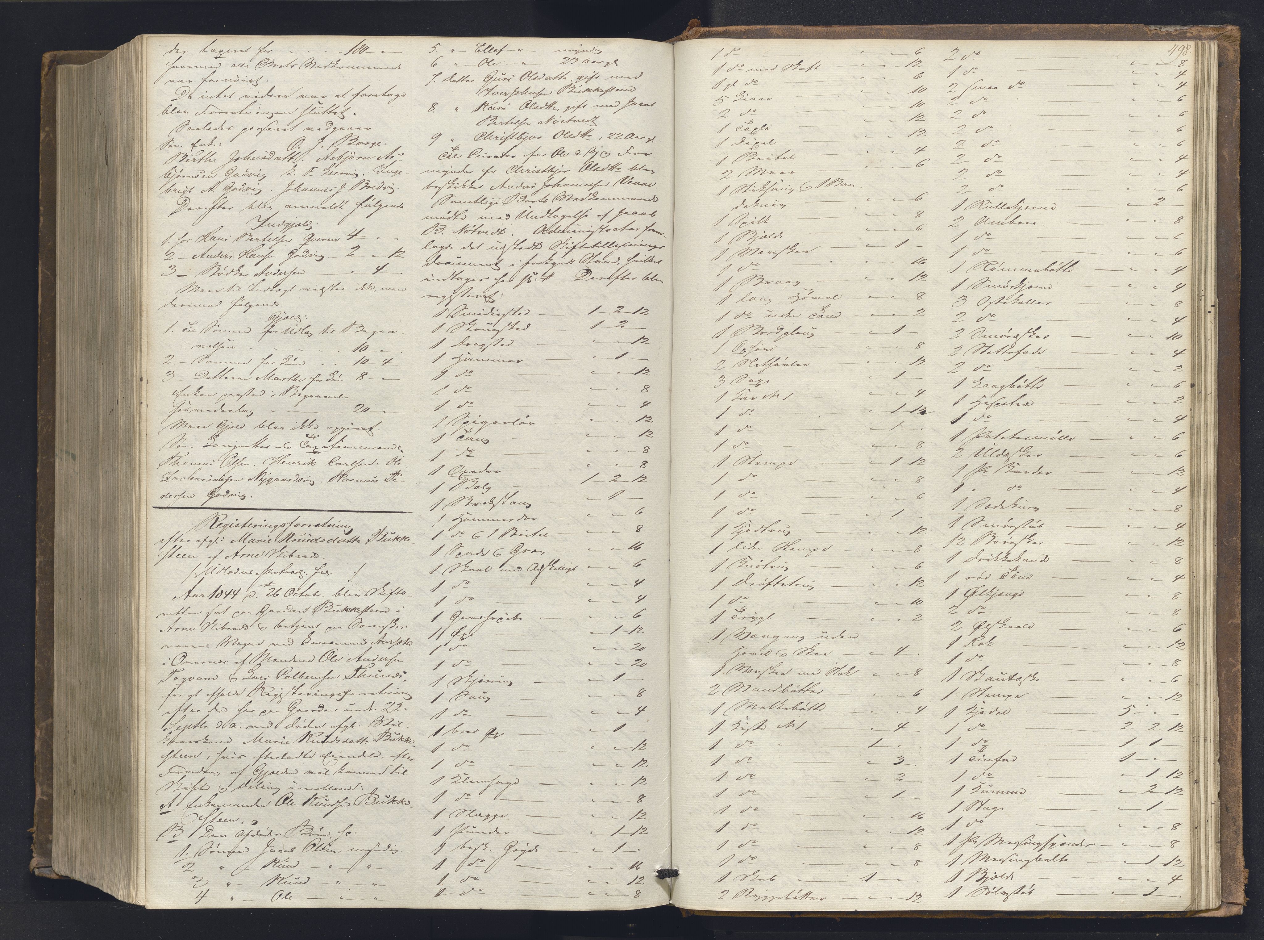 Nordhordland sorenskrivar, AV/SAB-A-2901/1/H/Hb/L0001: Registreringsprotokollar, 1841-1845, s. 498