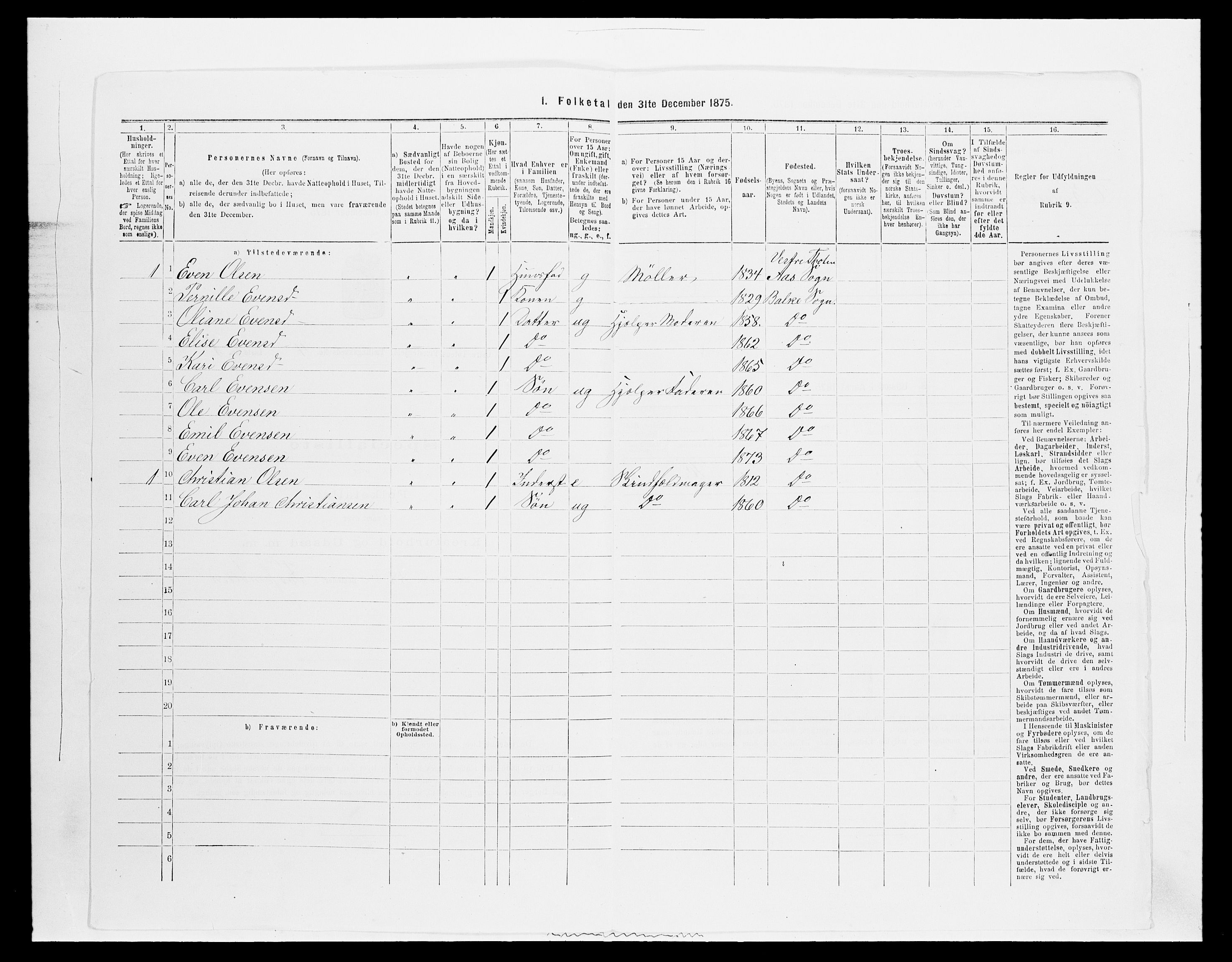 SAH, Folketelling 1875 for 0528P Østre Toten prestegjeld, 1875, s. 756