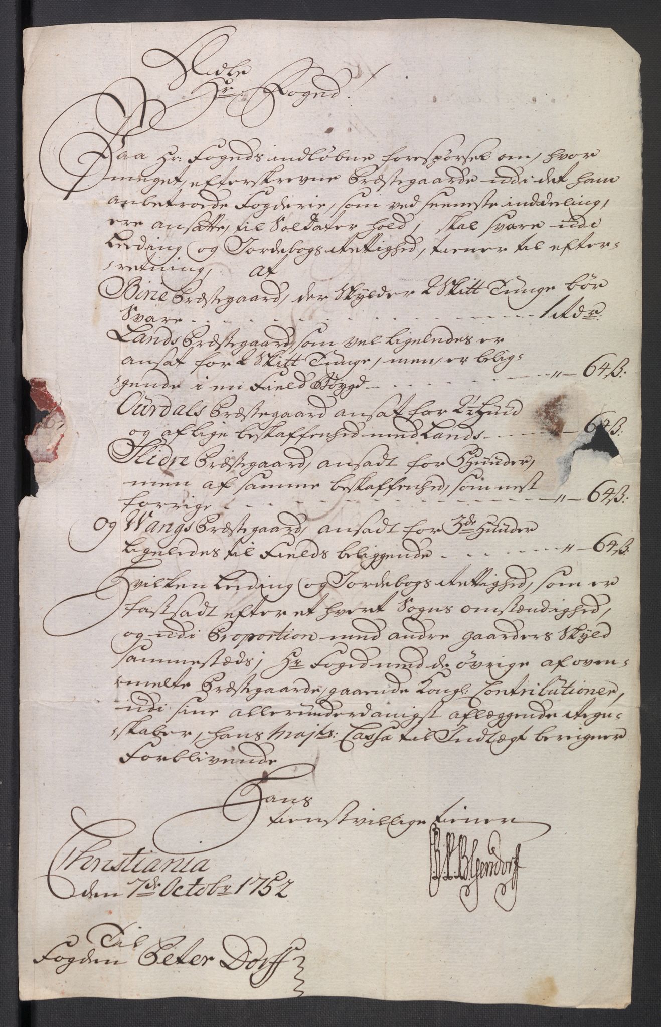 Rentekammeret inntil 1814, Reviderte regnskaper, Fogderegnskap, AV/RA-EA-4092/R18/L1349: Fogderegnskap Hadeland, Toten og Valdres, 1752-1753, s. 89