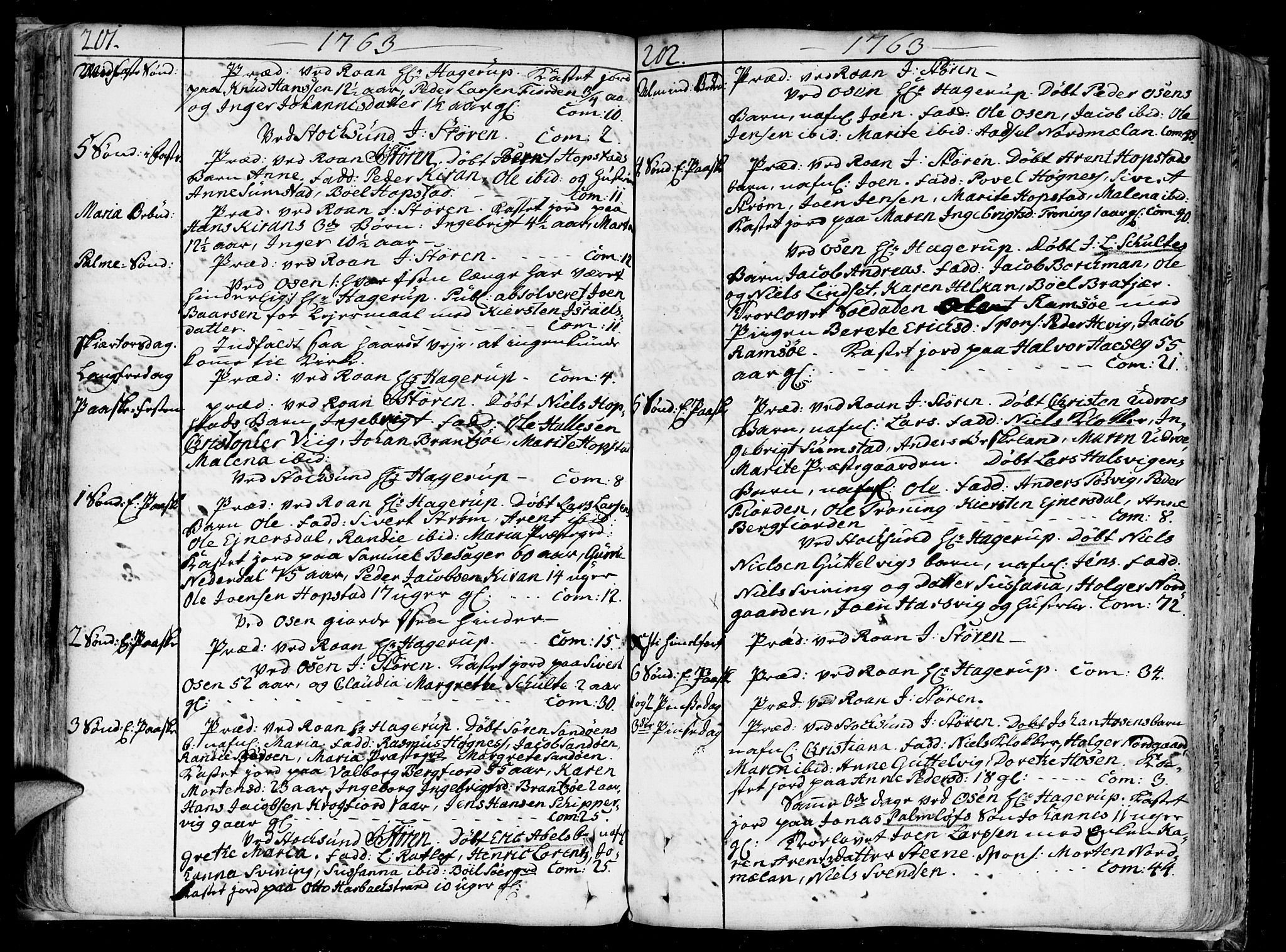 Ministerialprotokoller, klokkerbøker og fødselsregistre - Sør-Trøndelag, AV/SAT-A-1456/657/L0700: Ministerialbok nr. 657A01, 1732-1801, s. 201-202