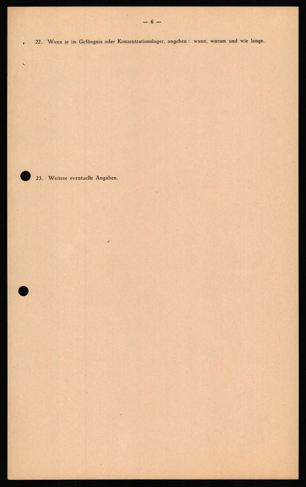 Forsvaret, Forsvarets overkommando II, RA/RAFA-3915/D/Db/L0031: CI Questionaires. Tyske okkupasjonsstyrker i Norge. Tyskere., 1945-1946, s. 435