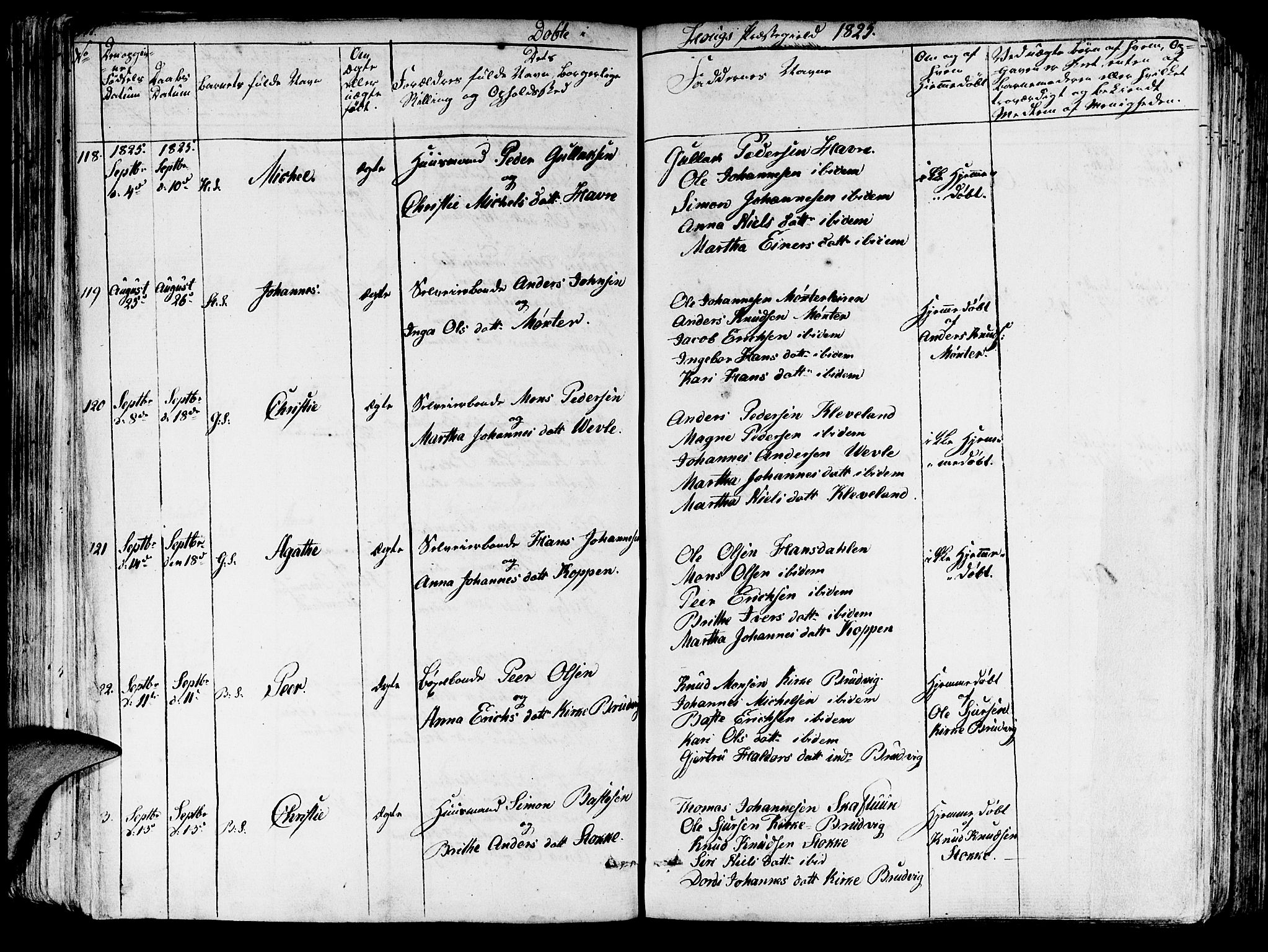 Haus sokneprestembete, SAB/A-75601/H/Haa: Ministerialbok nr. A 13, 1821-1827, s. 111