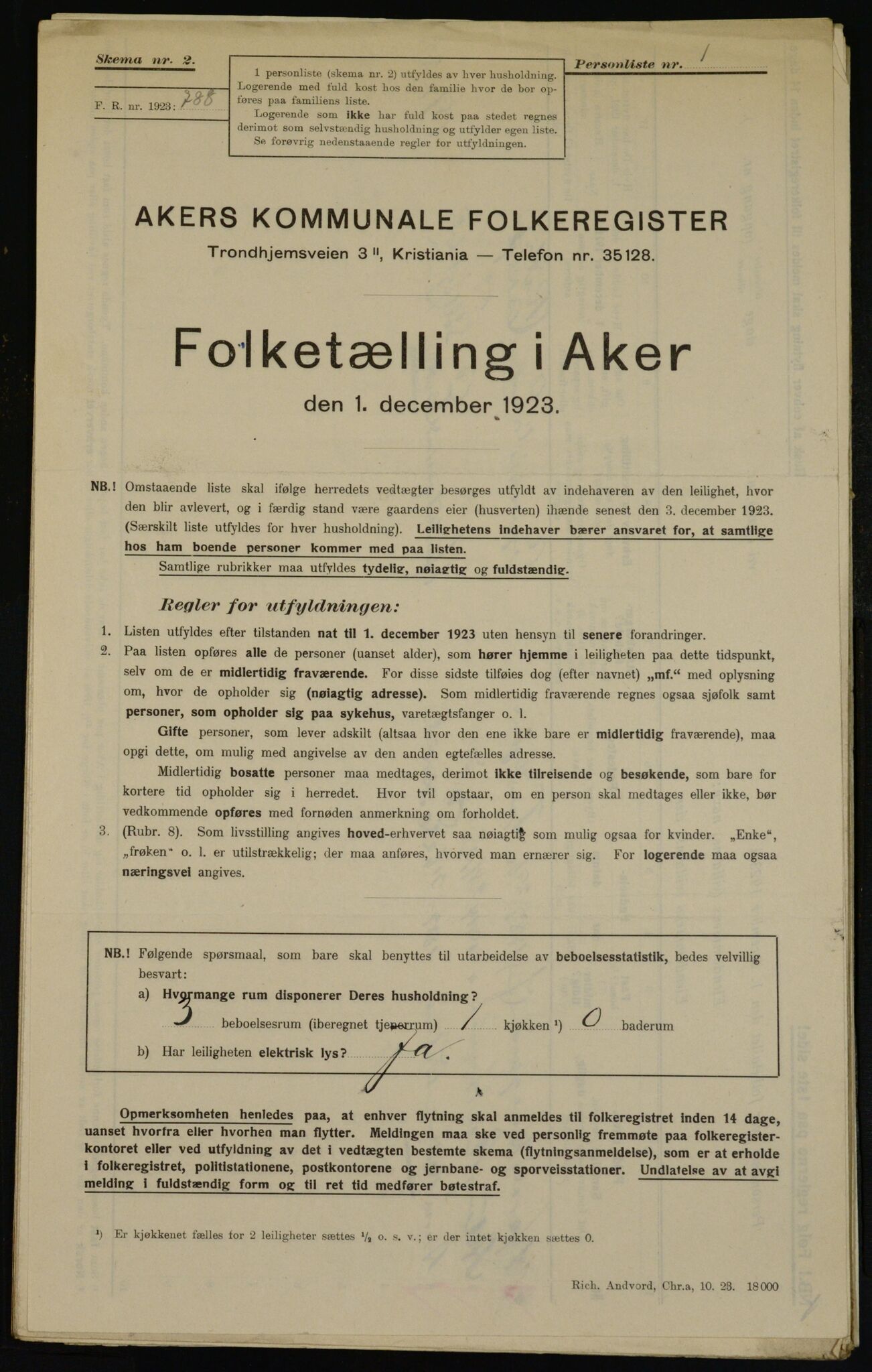 , Kommunal folketelling 1.12.1923 for Aker, 1923, s. 41502