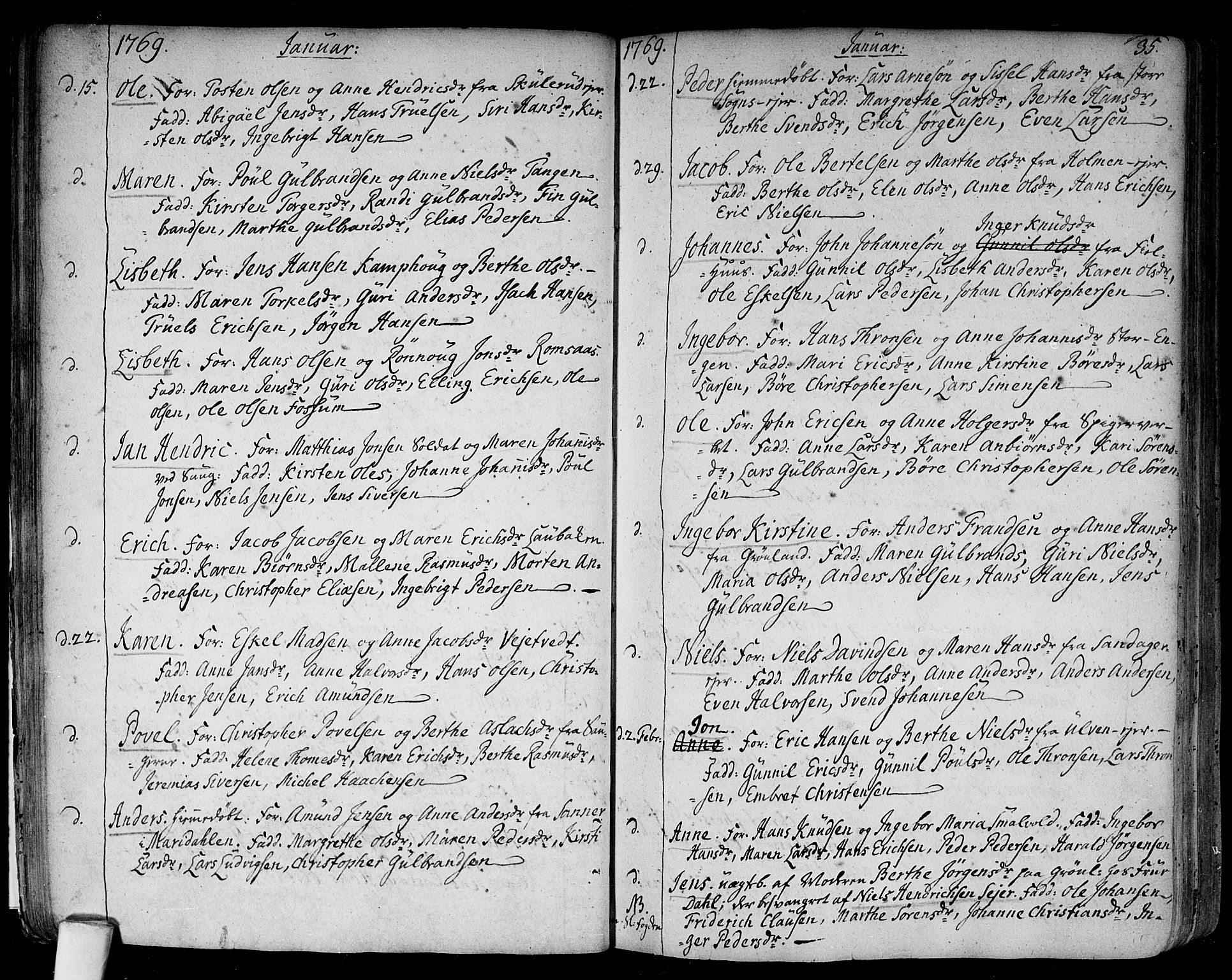 Aker prestekontor kirkebøker, AV/SAO-A-10861/F/L0009: Ministerialbok nr. 9, 1765-1785, s. 35