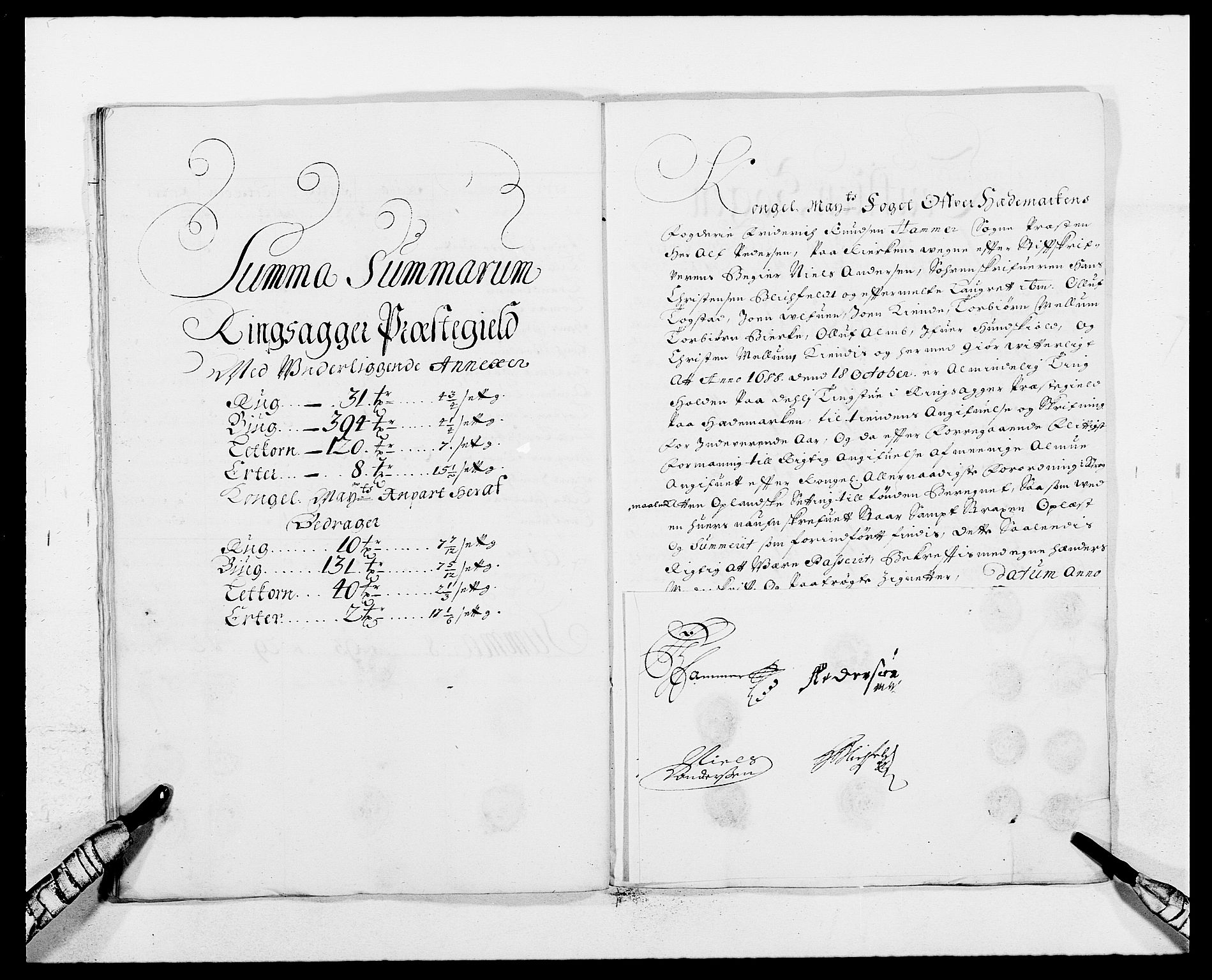 Rentekammeret inntil 1814, Reviderte regnskaper, Fogderegnskap, AV/RA-EA-4092/R16/L1029: Fogderegnskap Hedmark, 1688, s. 240