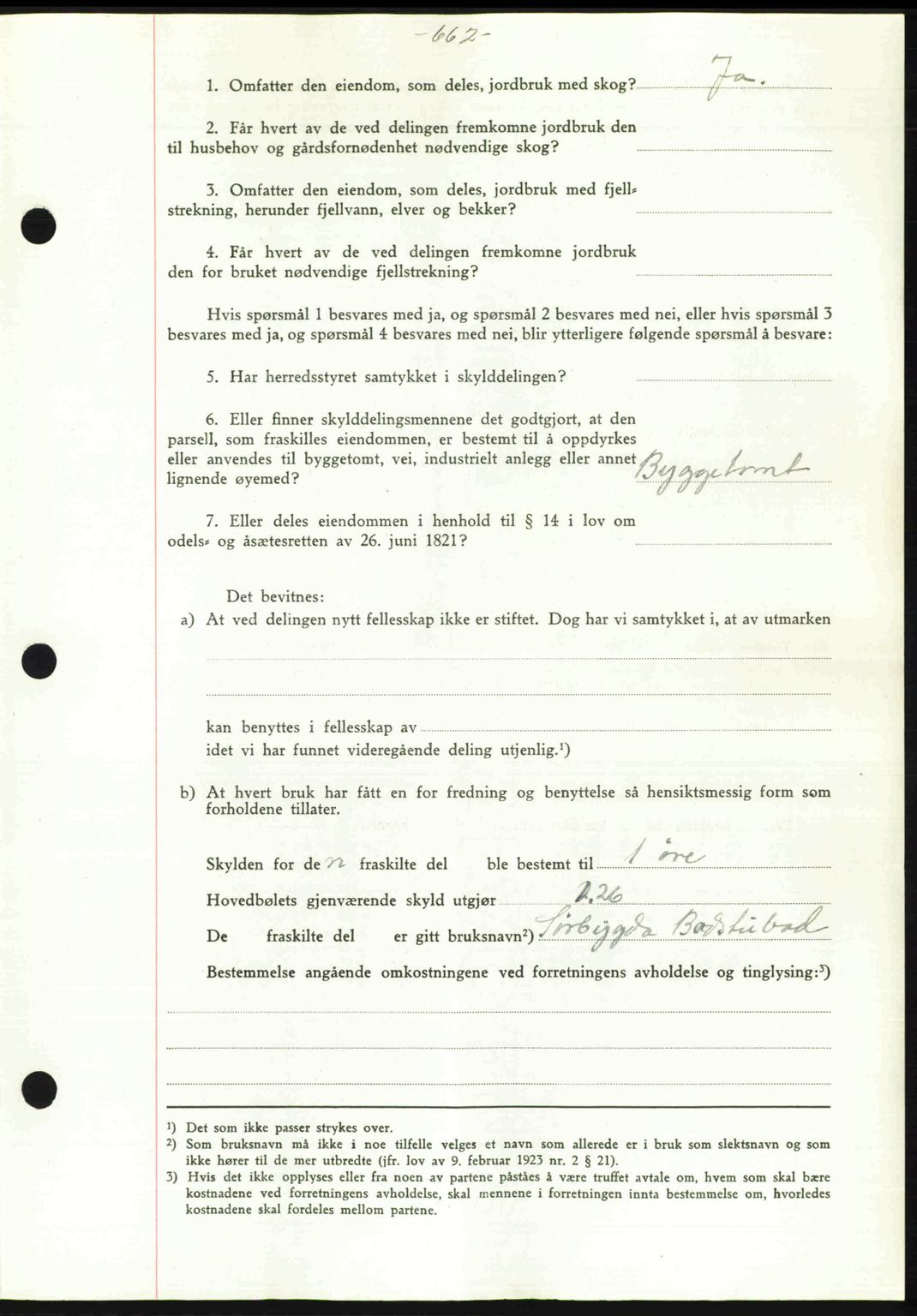 Gauldal sorenskriveri, SAT/A-0014/1/2/2C: Pantebok nr. A2, 1946-1946, Dagboknr: 704/1946