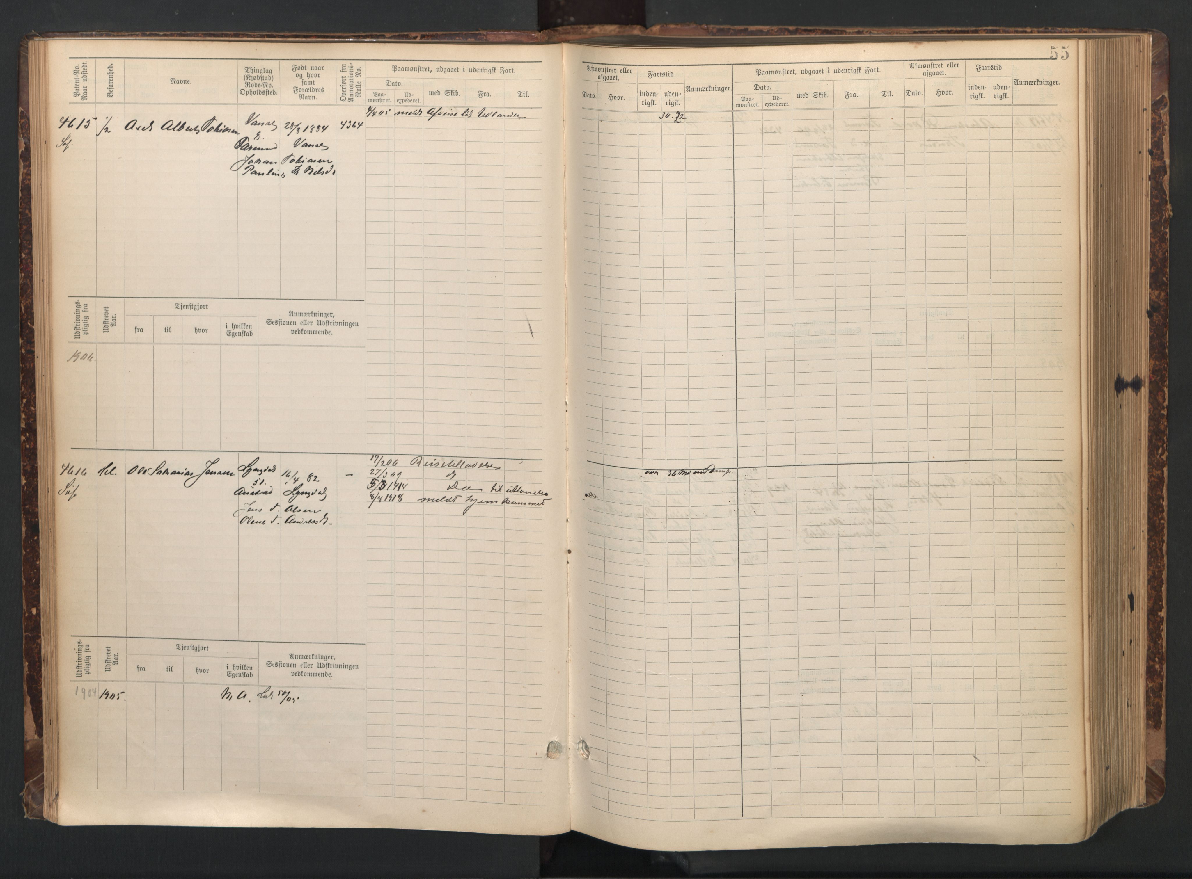 Farsund mønstringskrets, AV/SAK-2031-0017/F/Fb/L0021: Hovedrulle nr 4507-5268, Z-13, 1900-1948, s. 61