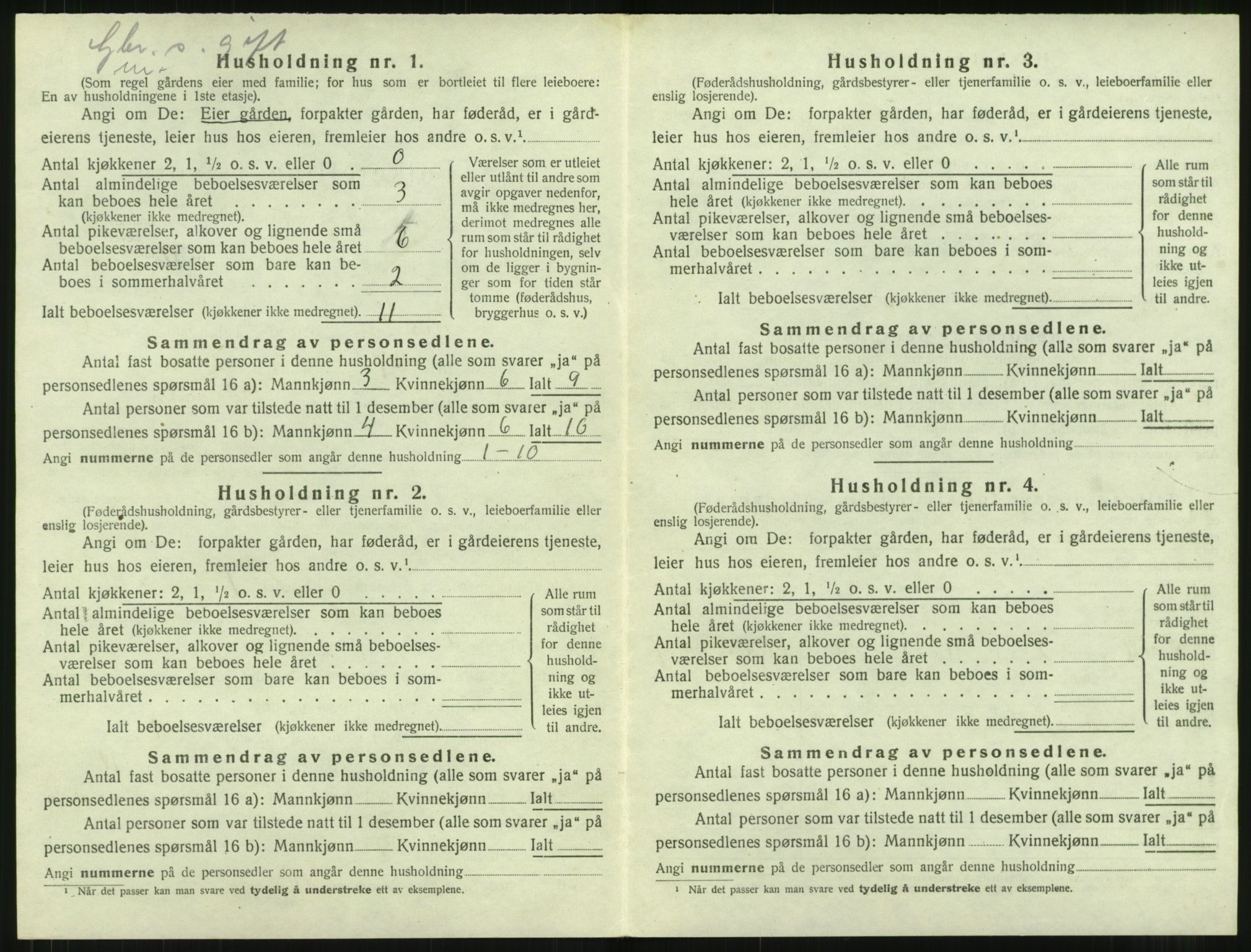 SAT, Folketelling 1920 for 1567 Rindal herred, 1920, s. 463