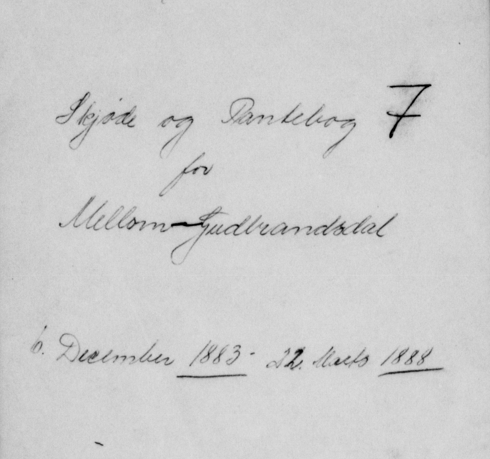 Mellom-Gudbrandsdal sorenskriveri, SAH/TING-038/H/Hb/L0008: Pantebok nr. 8, 1883-1888