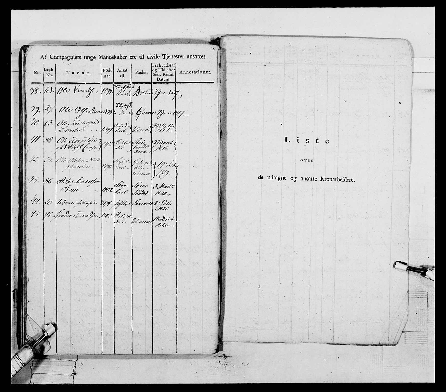 Generalitets- og kommissariatskollegiet, Det kongelige norske kommissariatskollegium, AV/RA-EA-5420/E/Eh/L0118: Telemarkske nasjonale infanteriregiment, 1814, s. 204