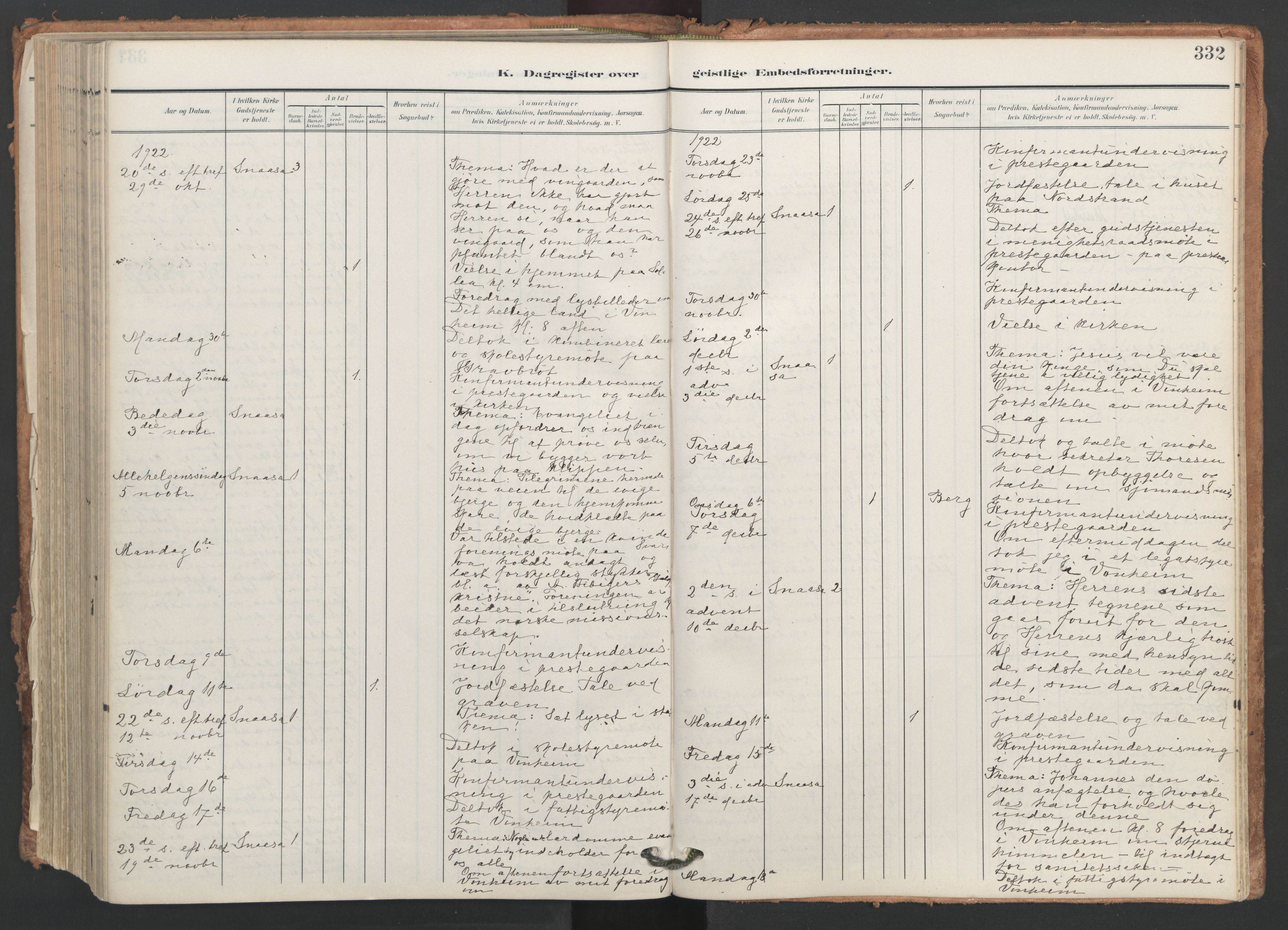 Ministerialprotokoller, klokkerbøker og fødselsregistre - Nord-Trøndelag, SAT/A-1458/749/L0477: Ministerialbok nr. 749A11, 1902-1927, s. 332