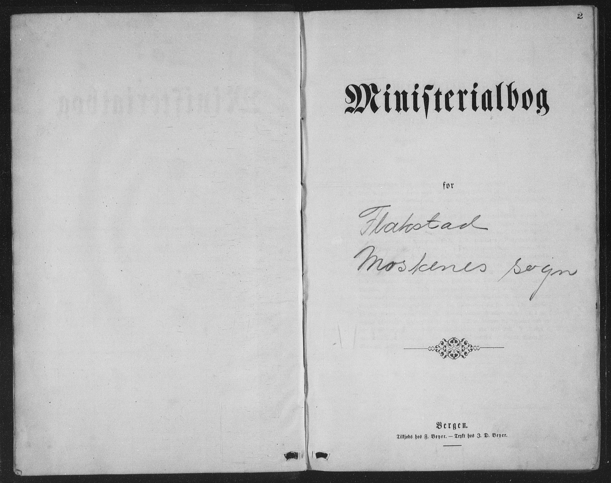 Ministerialprotokoller, klokkerbøker og fødselsregistre - Nordland, AV/SAT-A-1459/886/L1225: Klokkerbok nr. 886C02, 1874-1896, s. 2