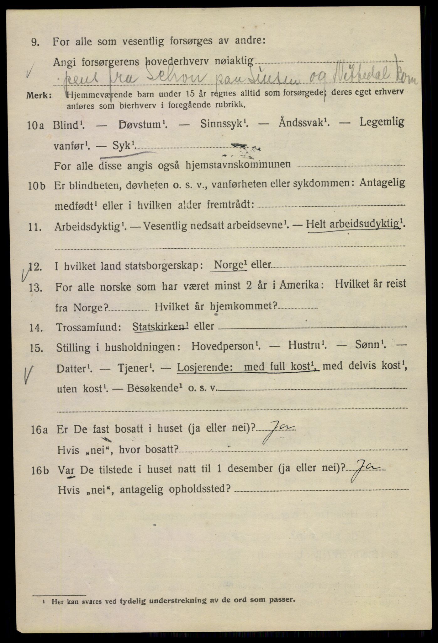 SAO, Folketelling 1920 for 0301 Kristiania kjøpstad, 1920, s. 629226