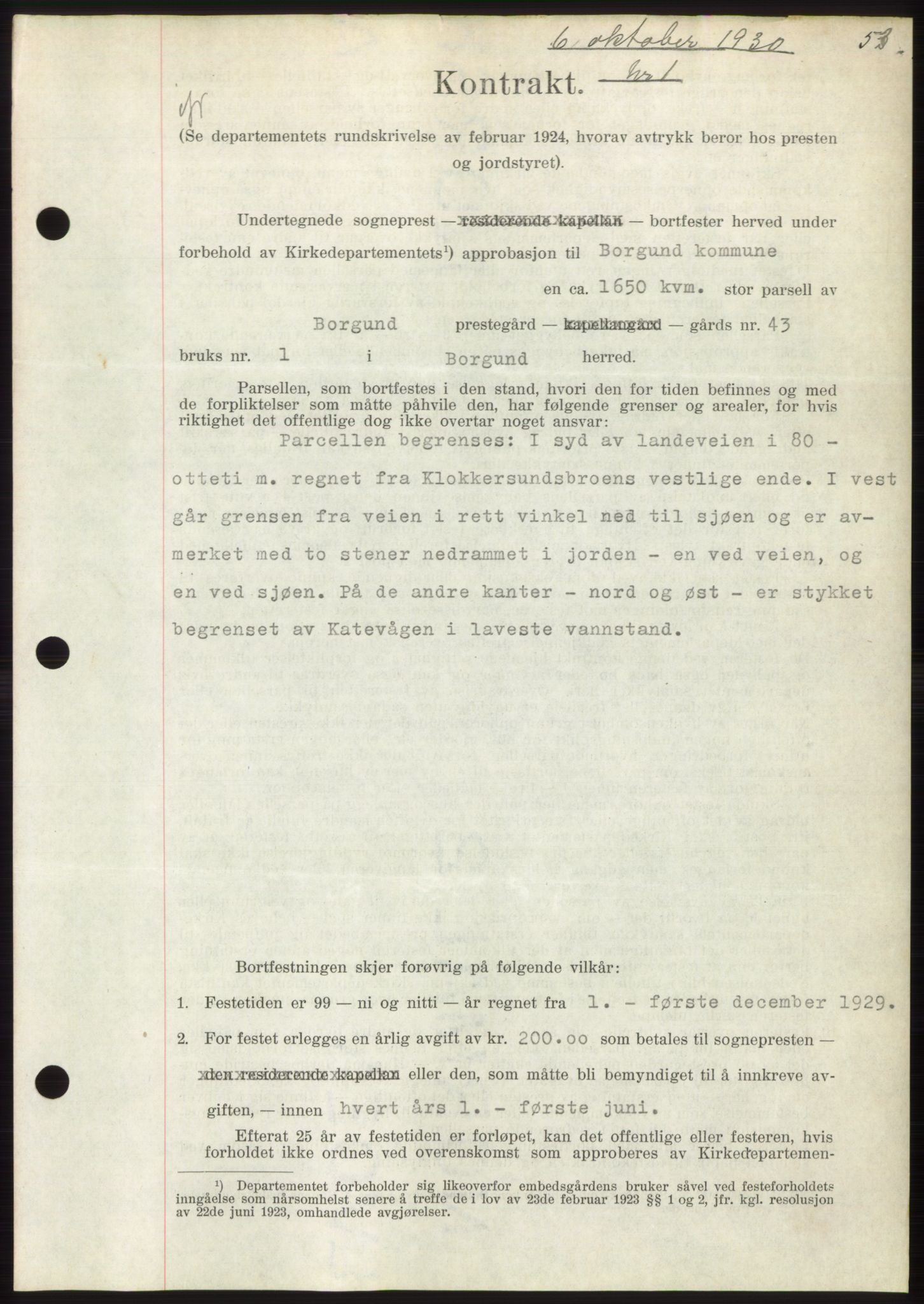 Nordre Sunnmøre sorenskriveri, SAT/A-0006/1/2/2C/2Ca/L0047: Pantebok nr. 47, 1930-1931, Tingl.dato: 06.10.1930