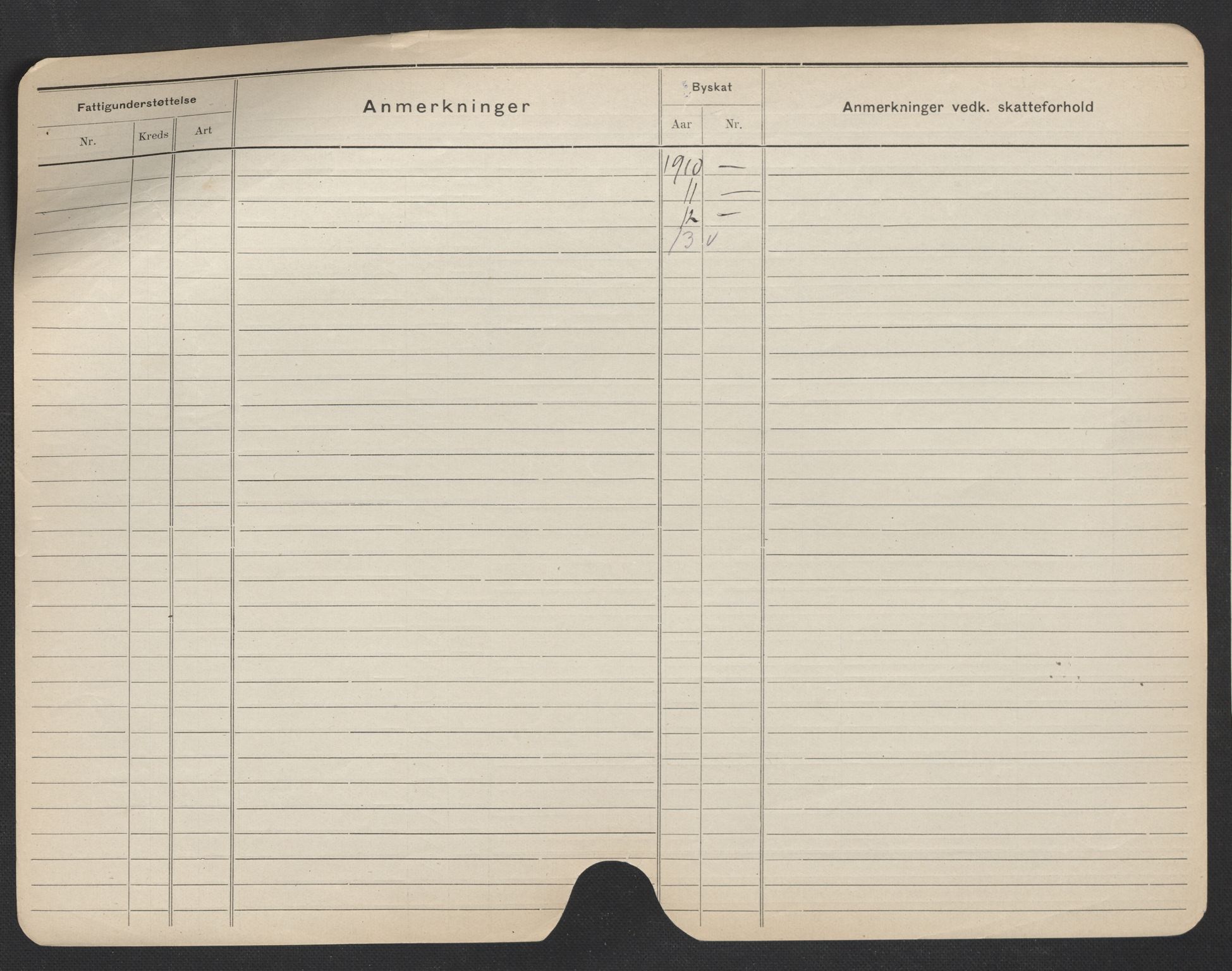 Oslo folkeregister, Registerkort, AV/SAO-A-11715/F/Fa/Fac/L0007: Menn, 1906-1914, s. 325b