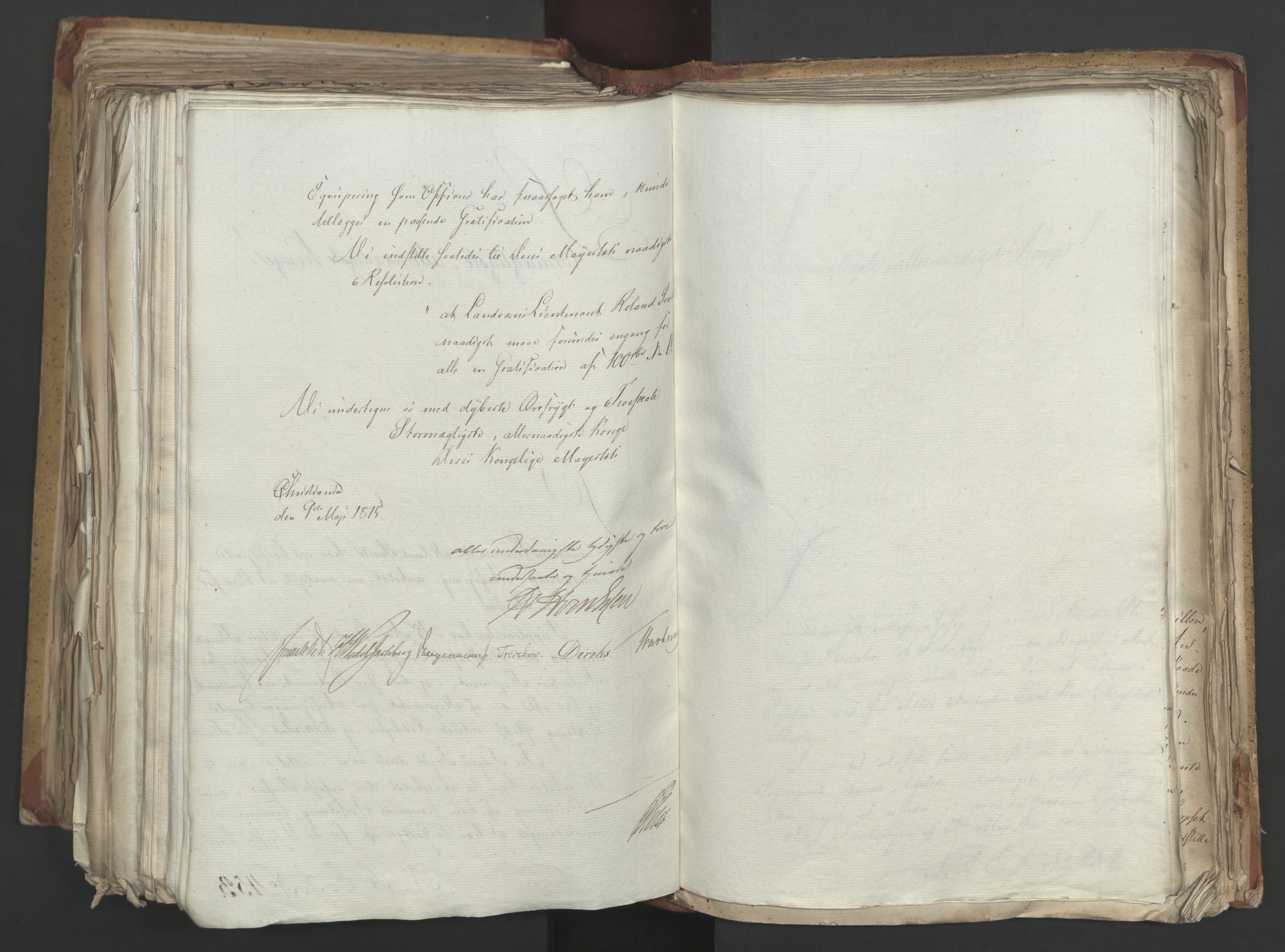 Statsrådsavdelingen i Stockholm, AV/RA-S-1003/D/Da/L0002: Regjeringsinnstillinger nr. 263-518, 1815, s. 430