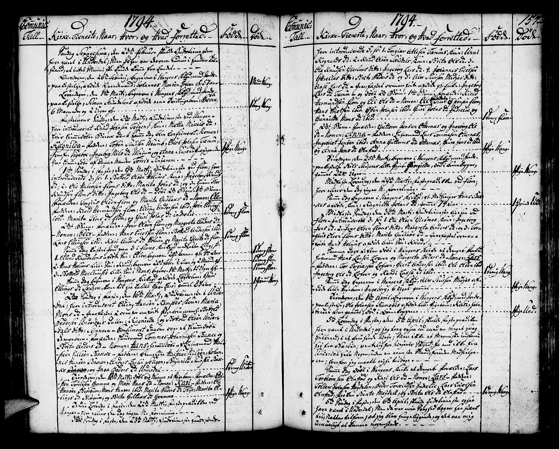 Aurland sokneprestembete, AV/SAB-A-99937/H/Ha/Haa/L0004: Ministerialbok nr. A 4, 1756-1801, s. 157