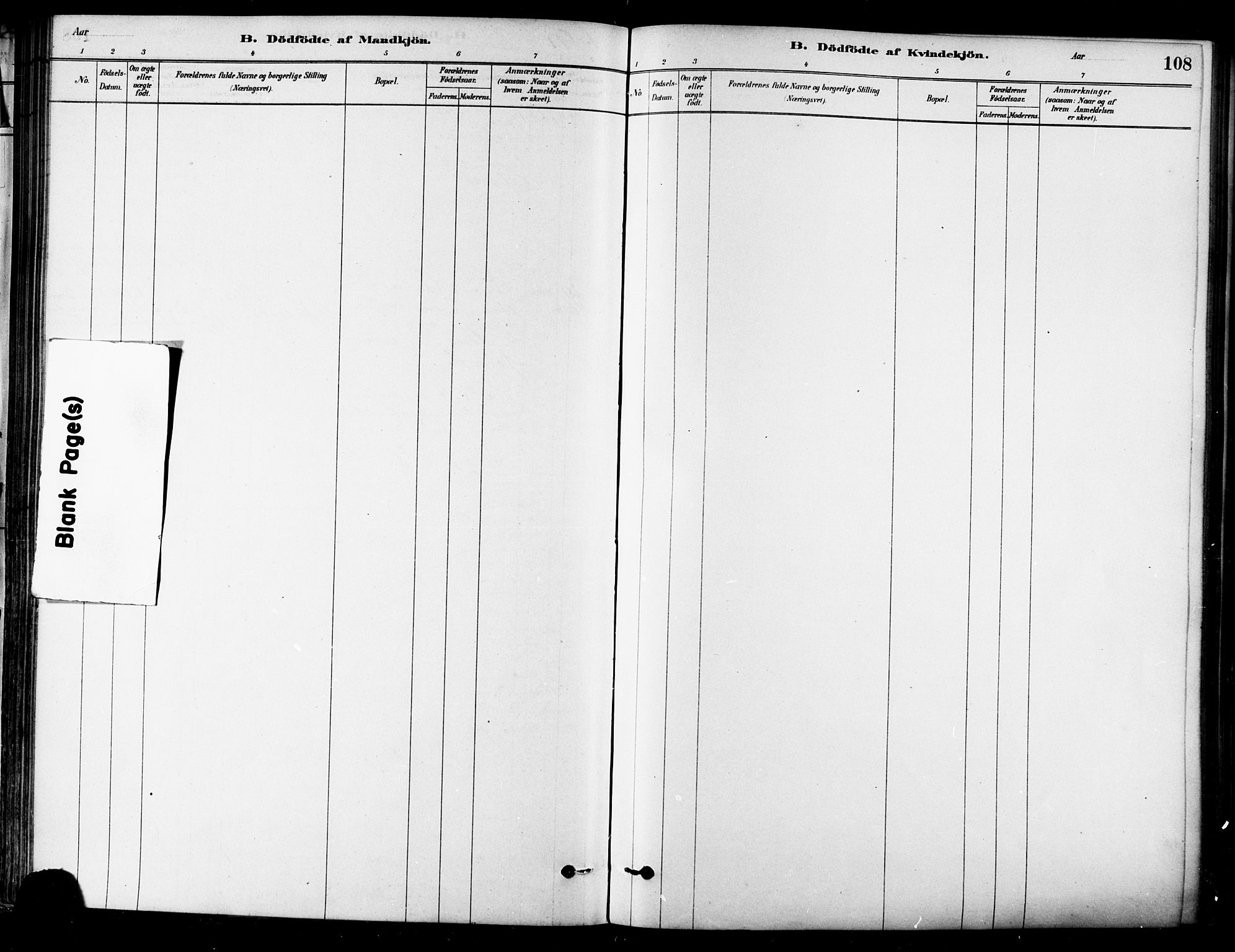 Ministerialprotokoller, klokkerbøker og fødselsregistre - Sør-Trøndelag, SAT/A-1456/657/L0707: Ministerialbok nr. 657A08, 1879-1893, s. 108