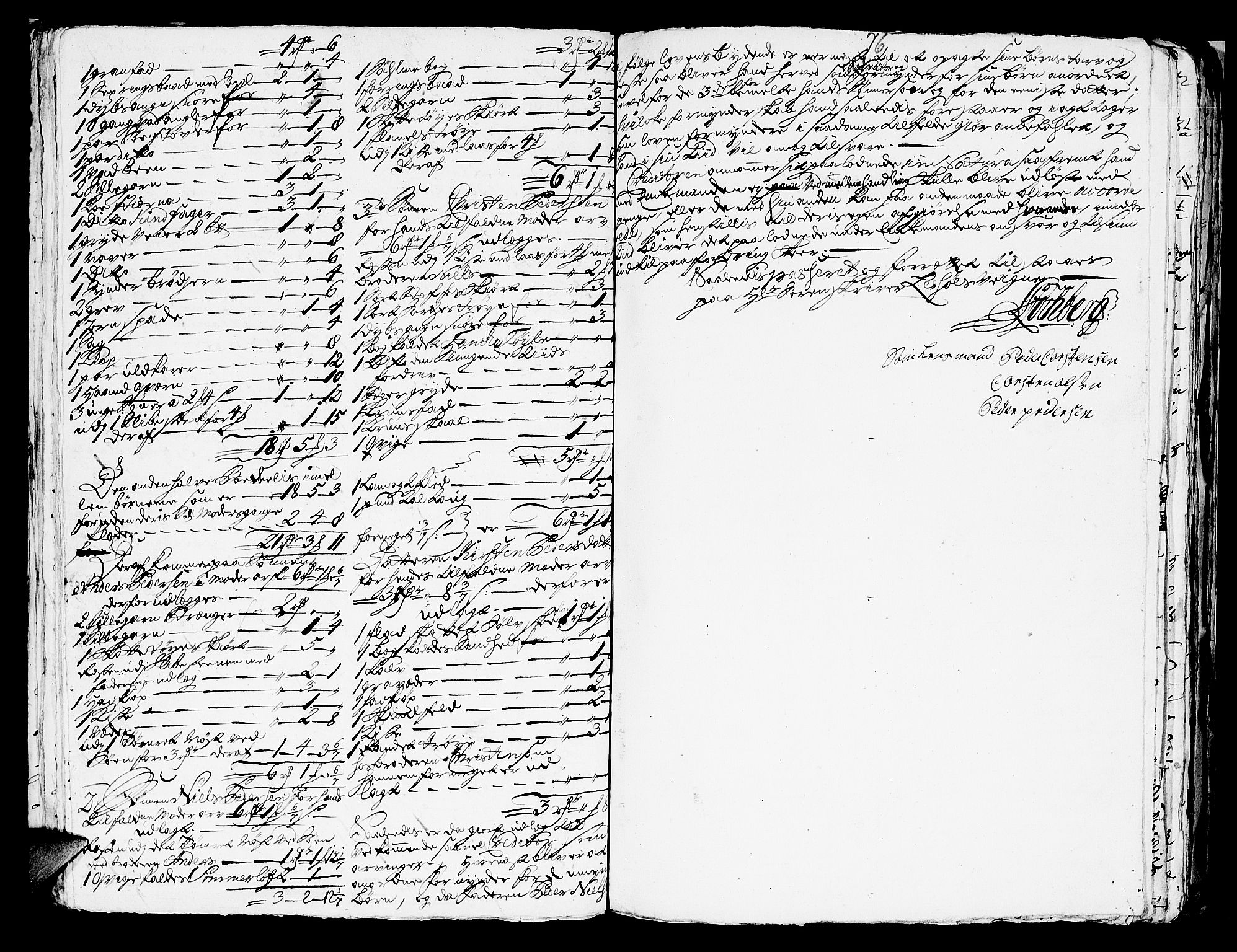 Helgeland sorenskriveri, SAT/A-0004/3/3A/L0052: Konseptprotokoll 37, 1763, s. 75b-76a