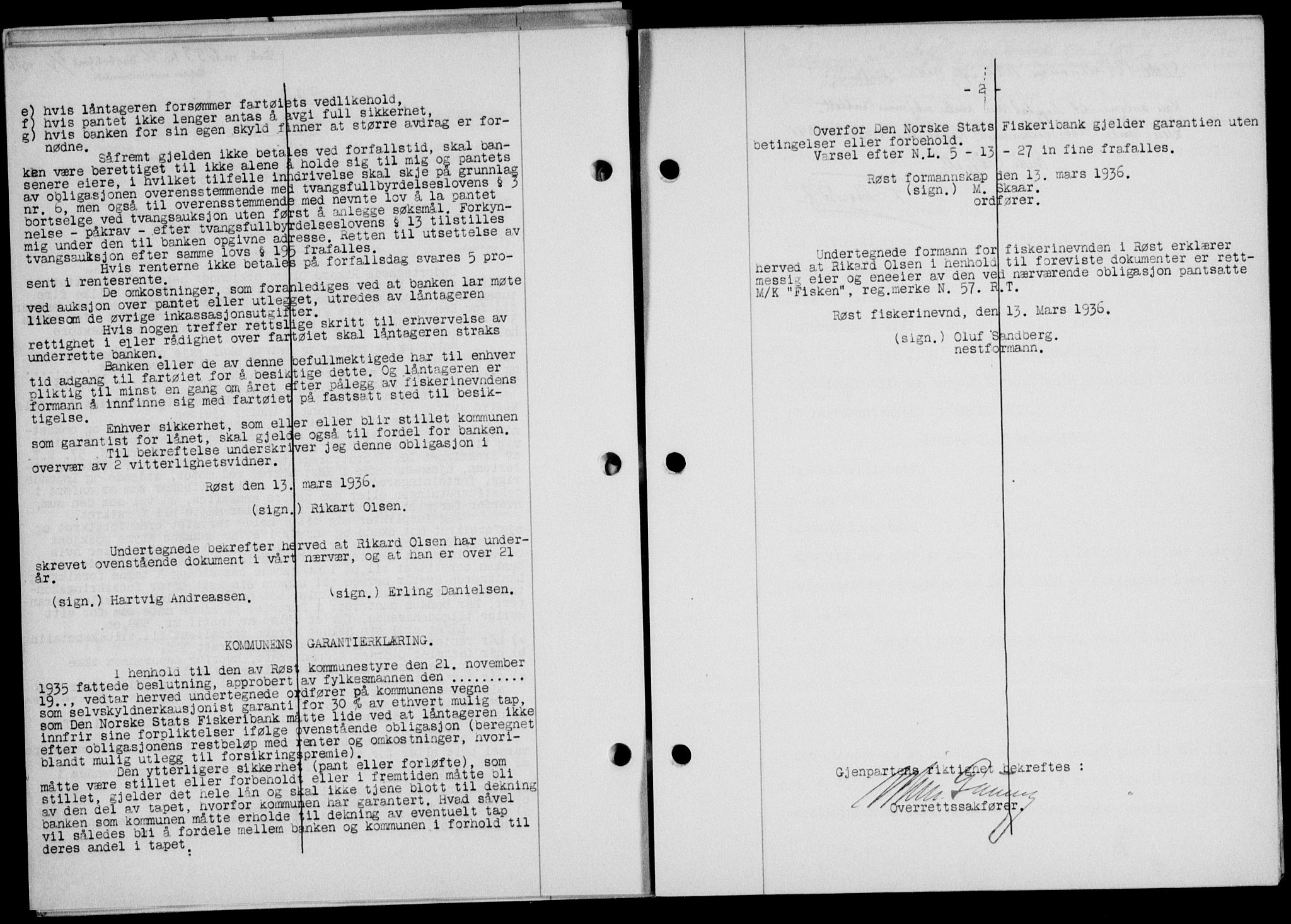 Lofoten sorenskriveri, SAT/A-0017/1/2/2C/L0033b: Pantebok nr. 33b, 1936-1936, Dagboknr: 633/1936