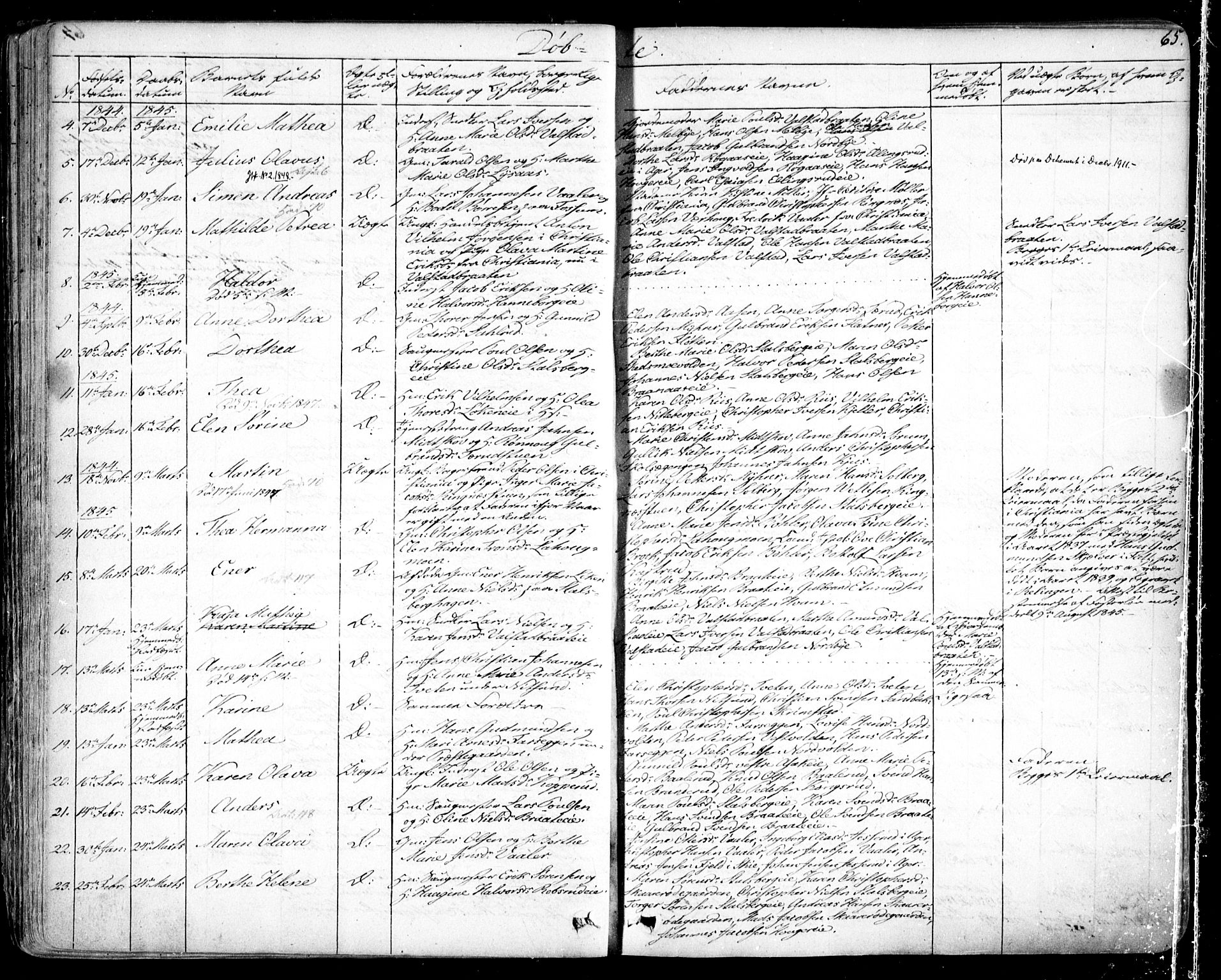 Skedsmo prestekontor Kirkebøker, AV/SAO-A-10033a/F/Fa/L0009: Ministerialbok nr. I 9, 1830-1853, s. 65