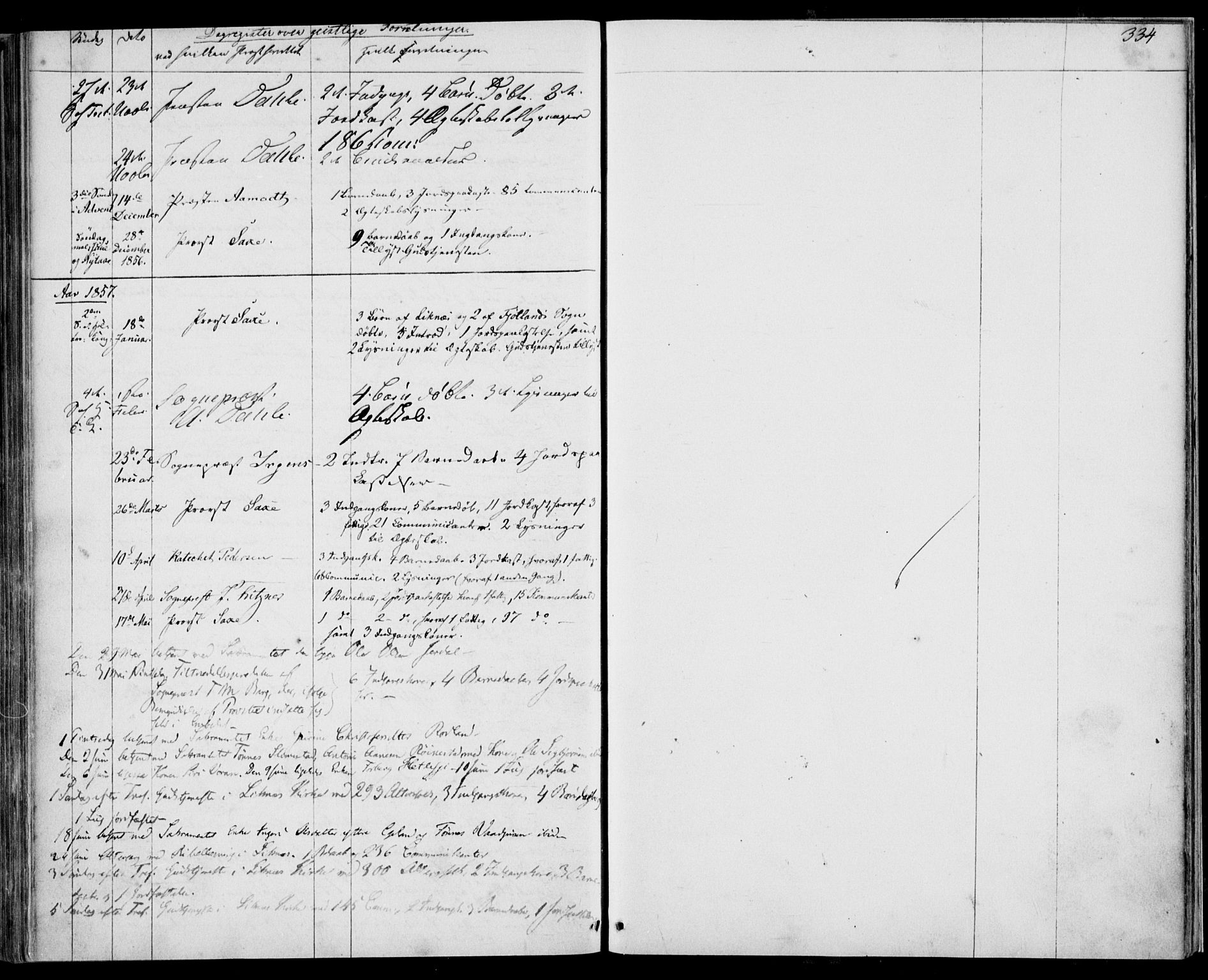 Kvinesdal sokneprestkontor, SAK/1111-0026/F/Fa/Fab/L0005: Ministerialbok nr. A 5, 1844-1857, s. 334