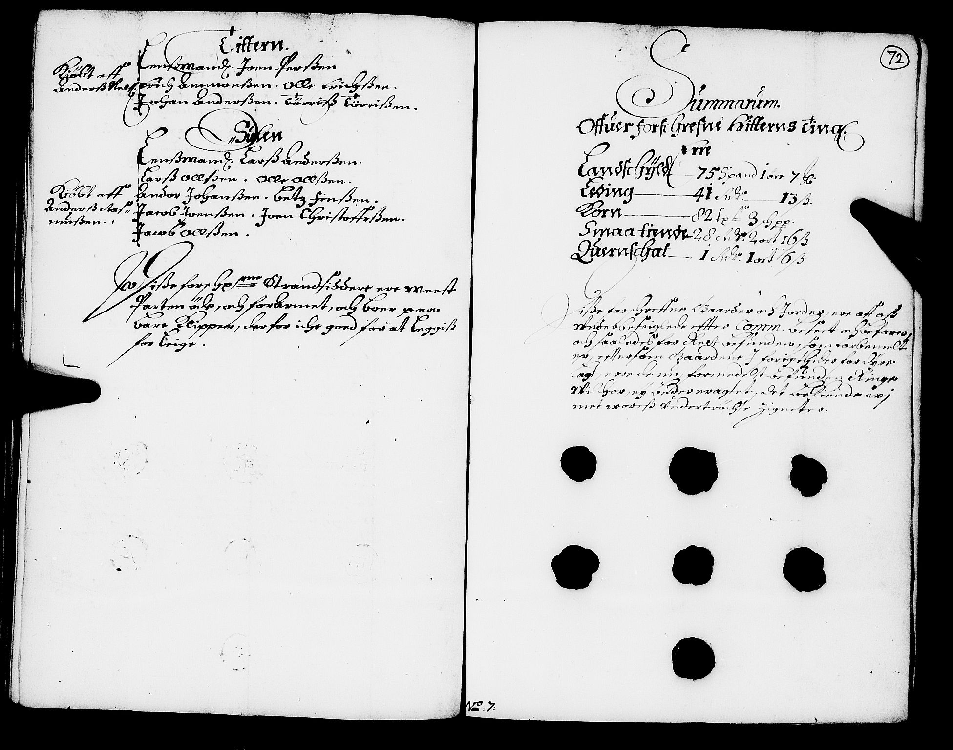 Rentekammeret inntil 1814, Realistisk ordnet avdeling, AV/RA-EA-4070/N/Nb/Nba/L0049: Fosen fogderi, 1668, s. 71b-72a