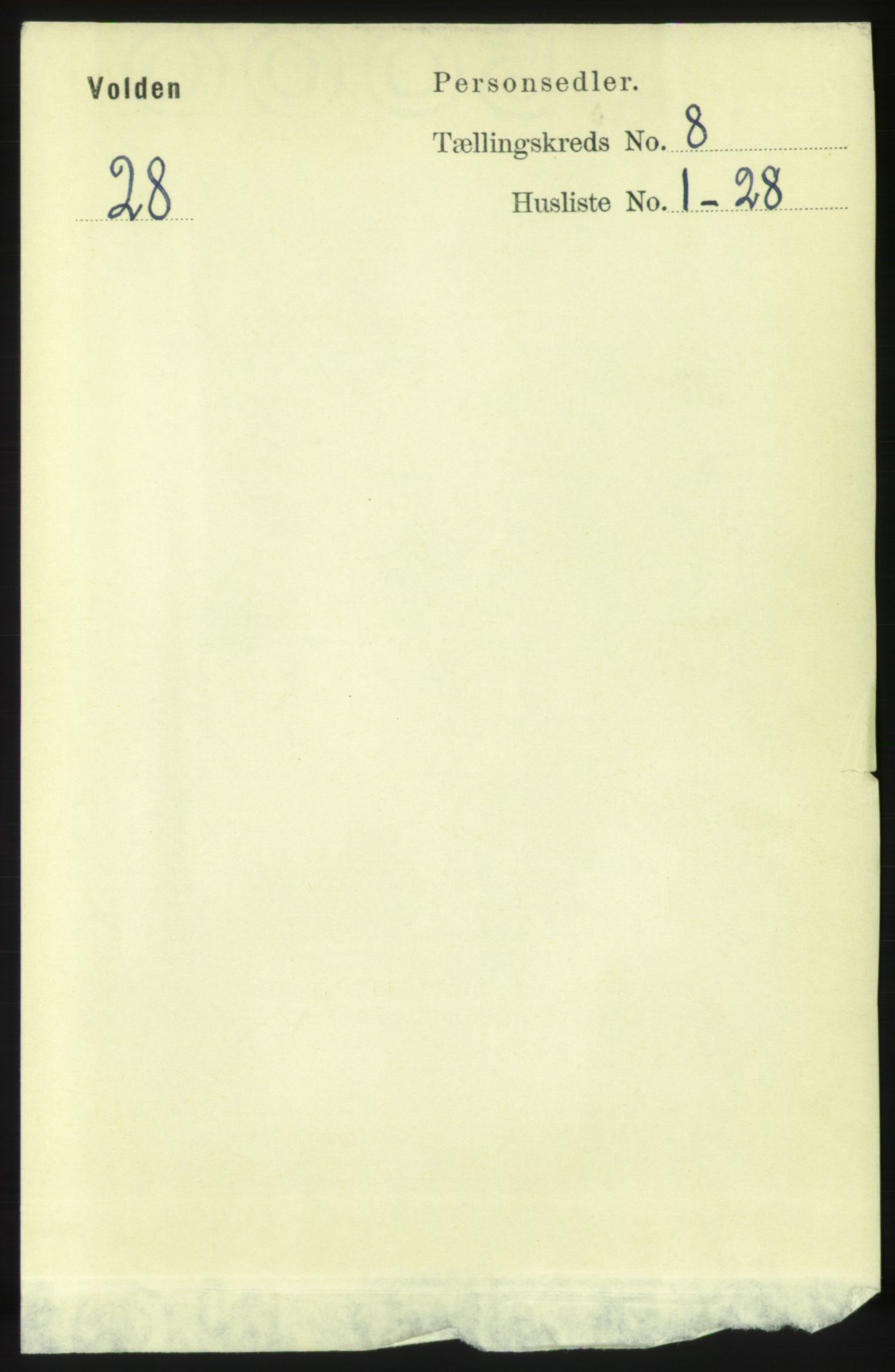 RA, Folketelling 1891 for 1519 Volda herred, 1891, s. 3825
