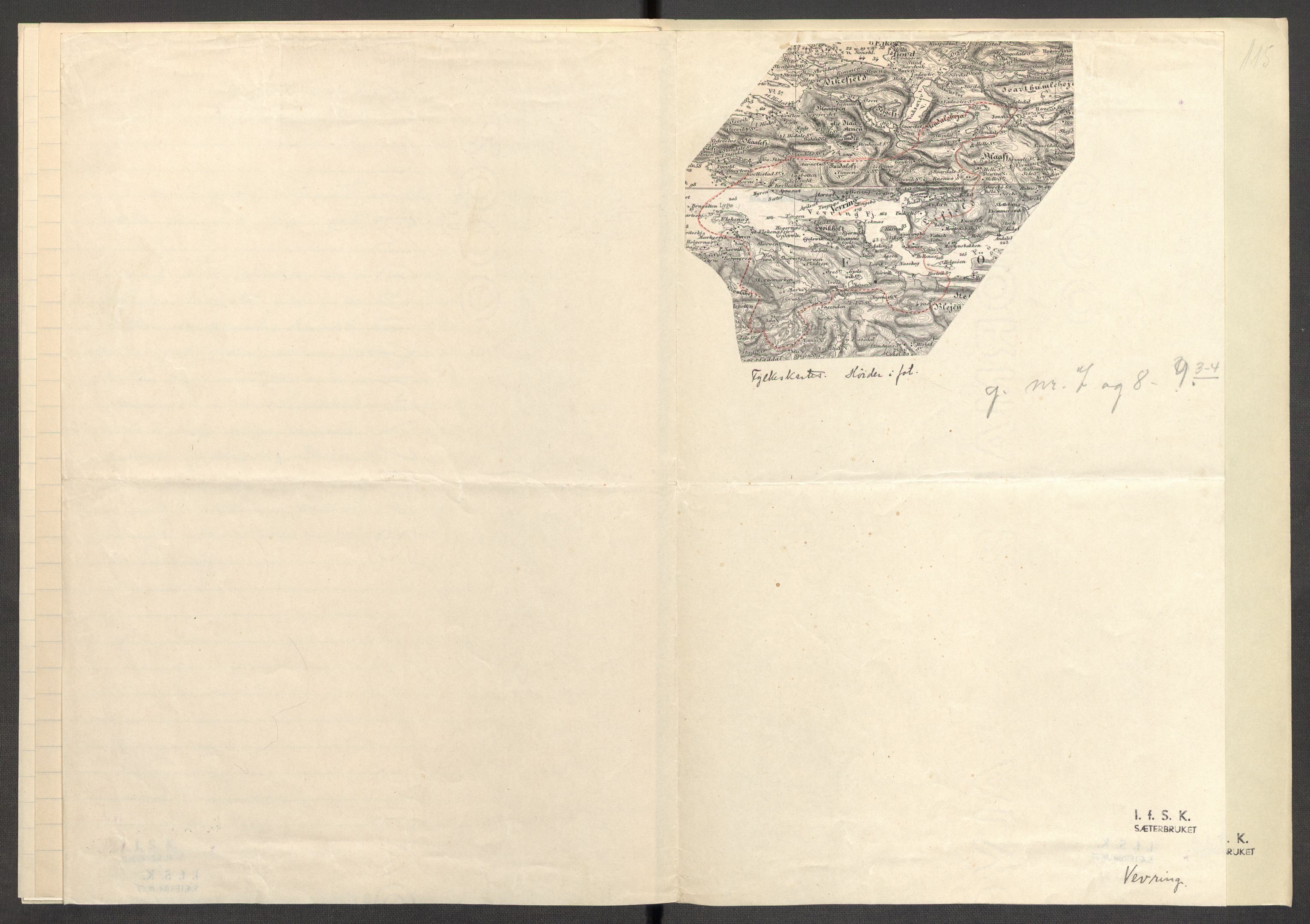 Instituttet for sammenlignende kulturforskning, AV/RA-PA-0424/F/Fc/L0011/0003: Eske B11: / Sogn og Fjordane (perm XXX), 1934-1936