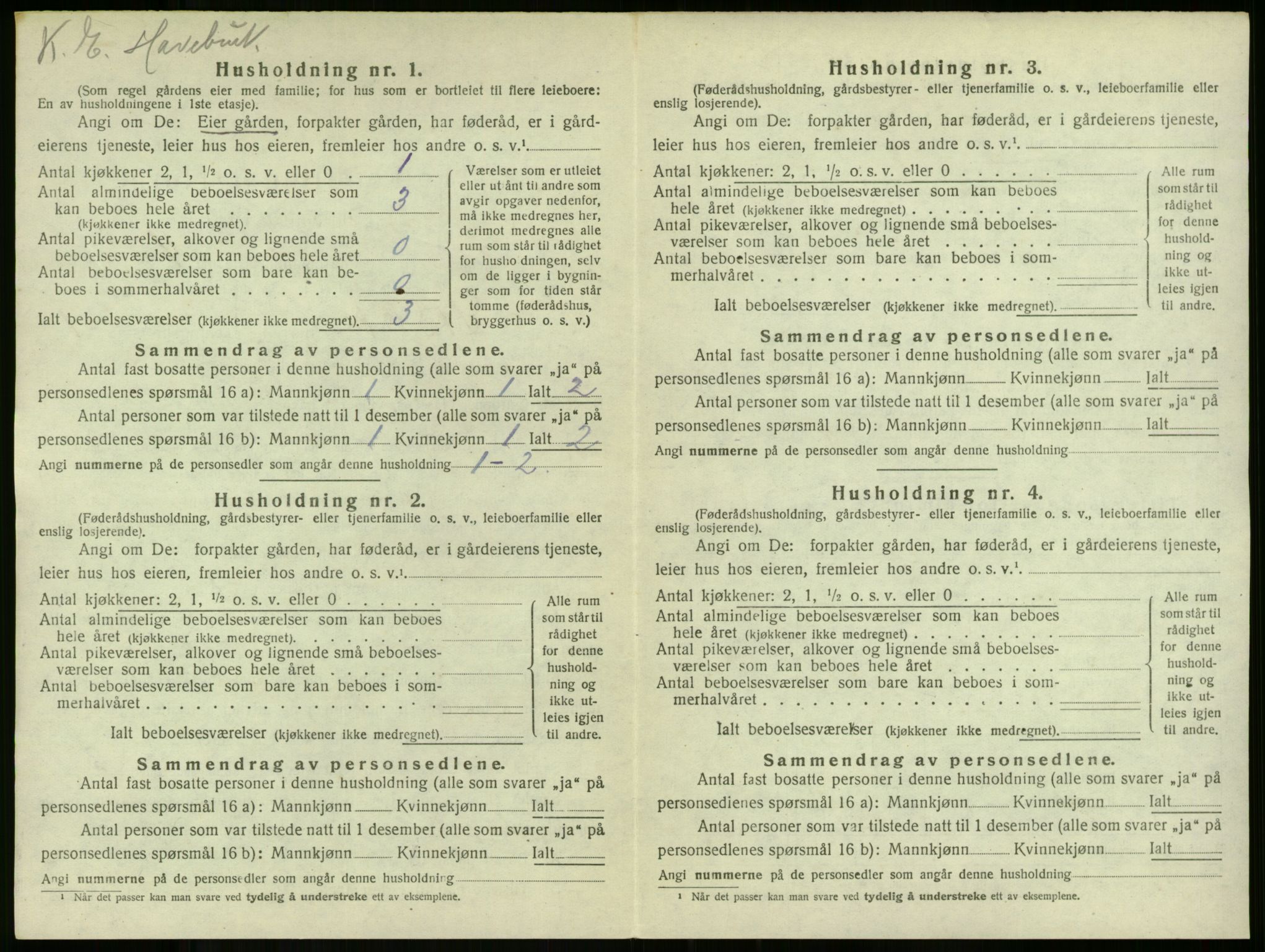 SAKO, Folketelling 1920 for 0720 Stokke herred, 1920, s. 58