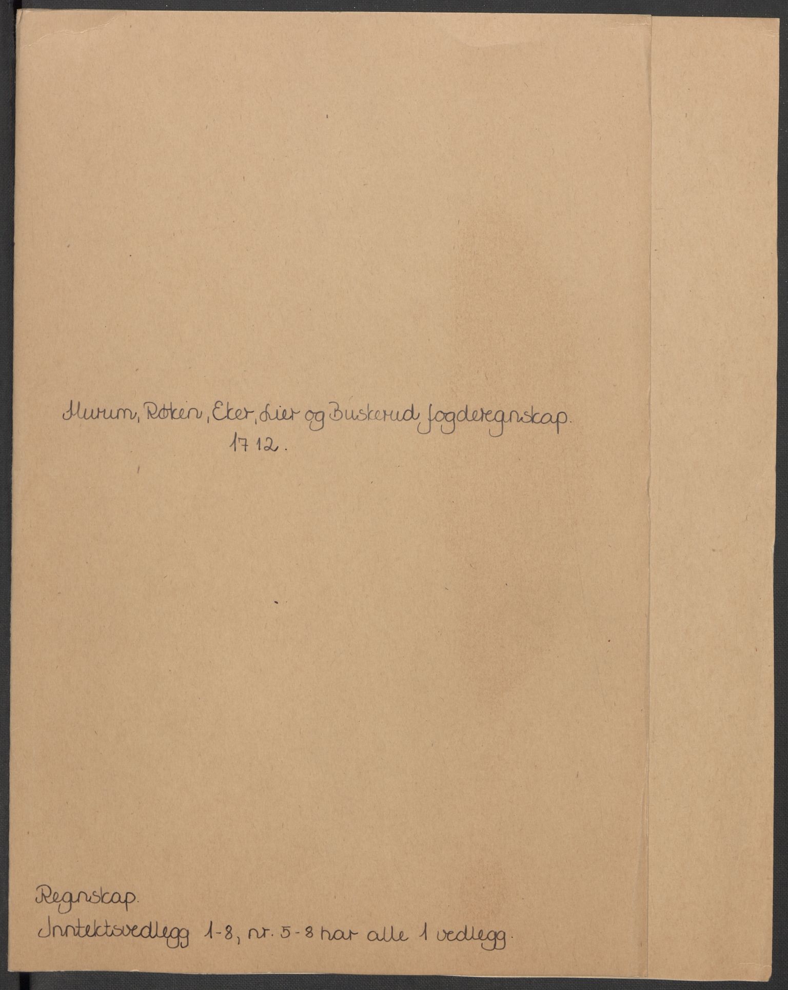 Rentekammeret inntil 1814, Reviderte regnskaper, Fogderegnskap, AV/RA-EA-4092/R31/L1707: Fogderegnskap Hurum, Røyken, Eiker, Lier og Buskerud, 1712, s. 2