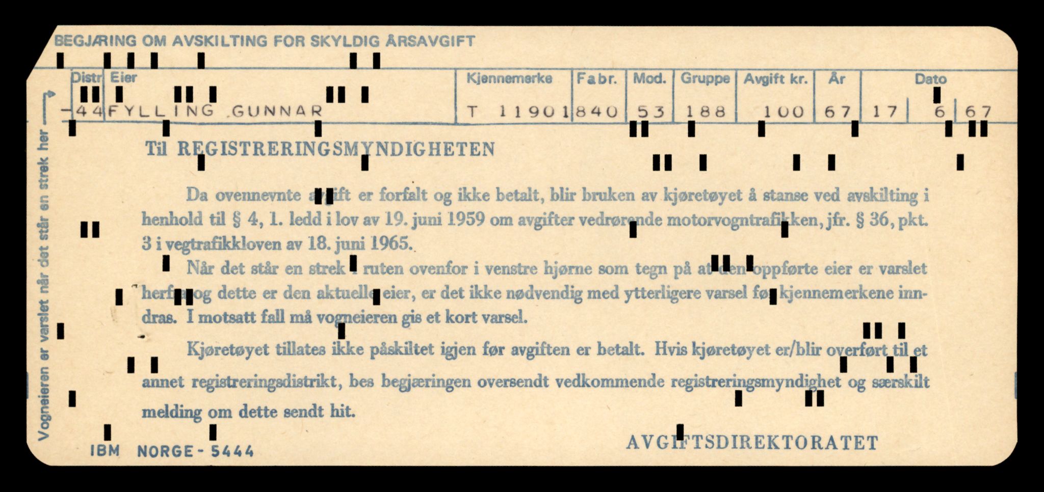 Møre og Romsdal vegkontor - Ålesund trafikkstasjon, AV/SAT-A-4099/F/Fe/L0031: Registreringskort for kjøretøy T 11800 - T 11996, 1927-1998, s. 1807