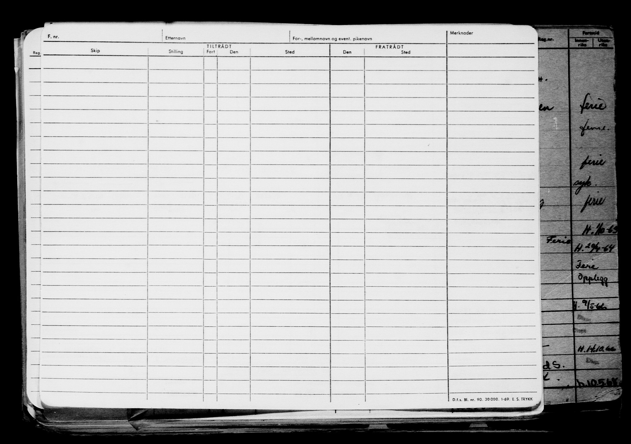 Direktoratet for sjømenn, AV/RA-S-3545/G/Gb/L0148: Hovedkort, 1917, s. 336