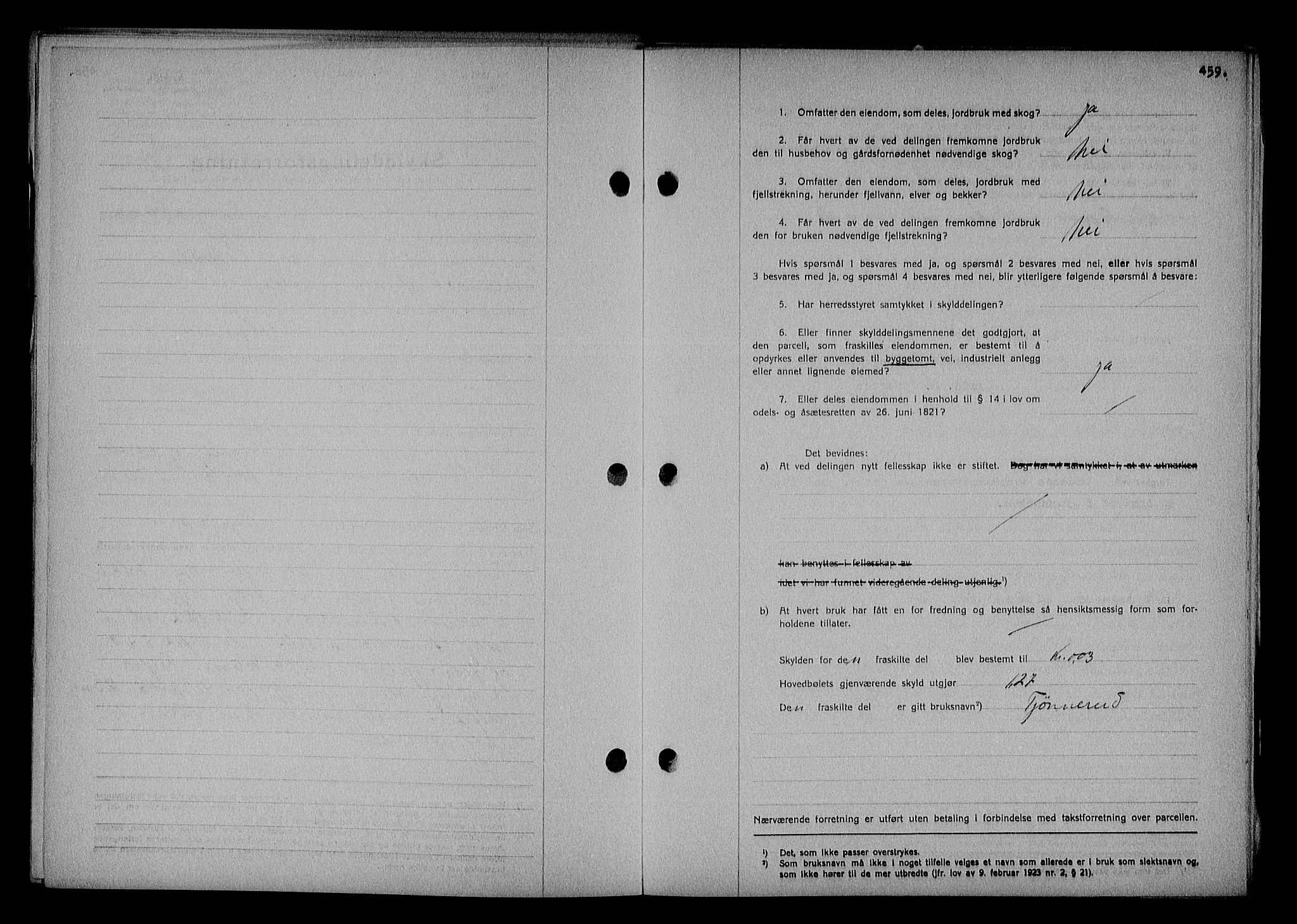 Nedenes sorenskriveri, SAK/1221-0006/G/Gb/Gba/L0043: Pantebok nr. 39, 1936-1937, Dagboknr: 461/1937
